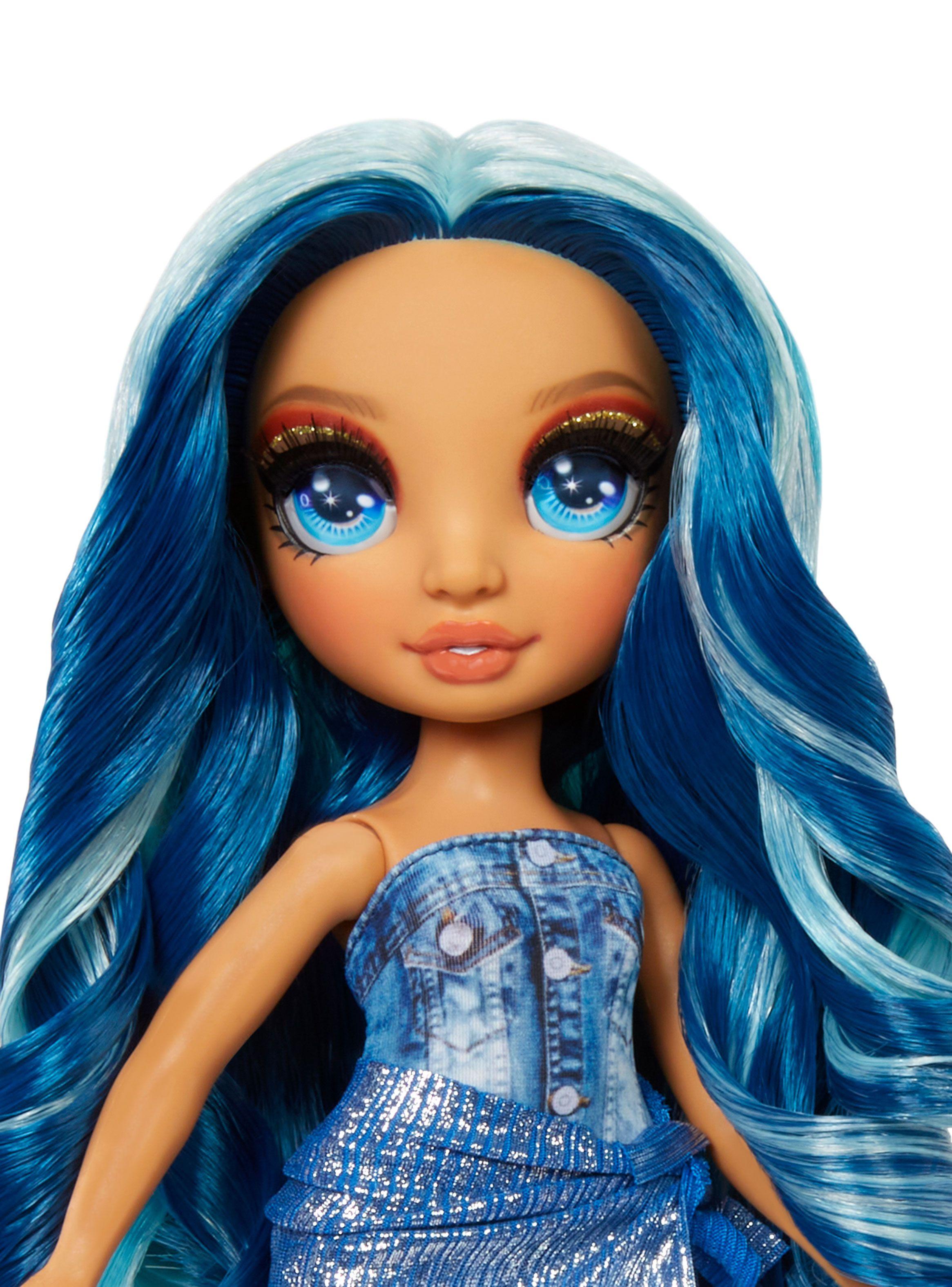 Muñeca Rainbow High Swim & Style  Fashion Skyler Azul-4