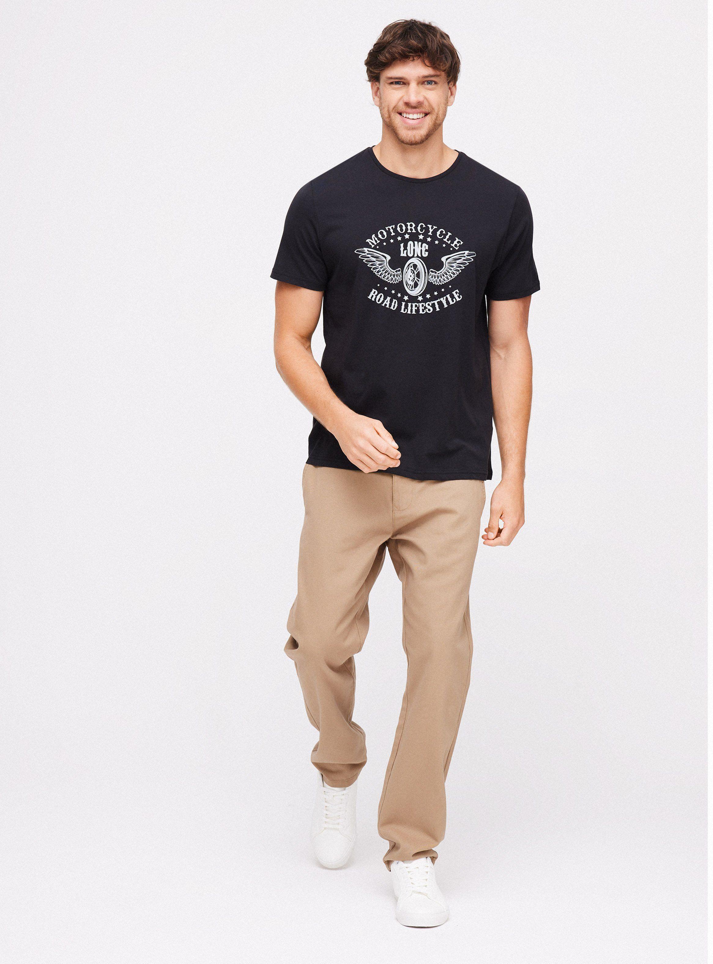 Polera Cuello Redondo Frontal Print-4