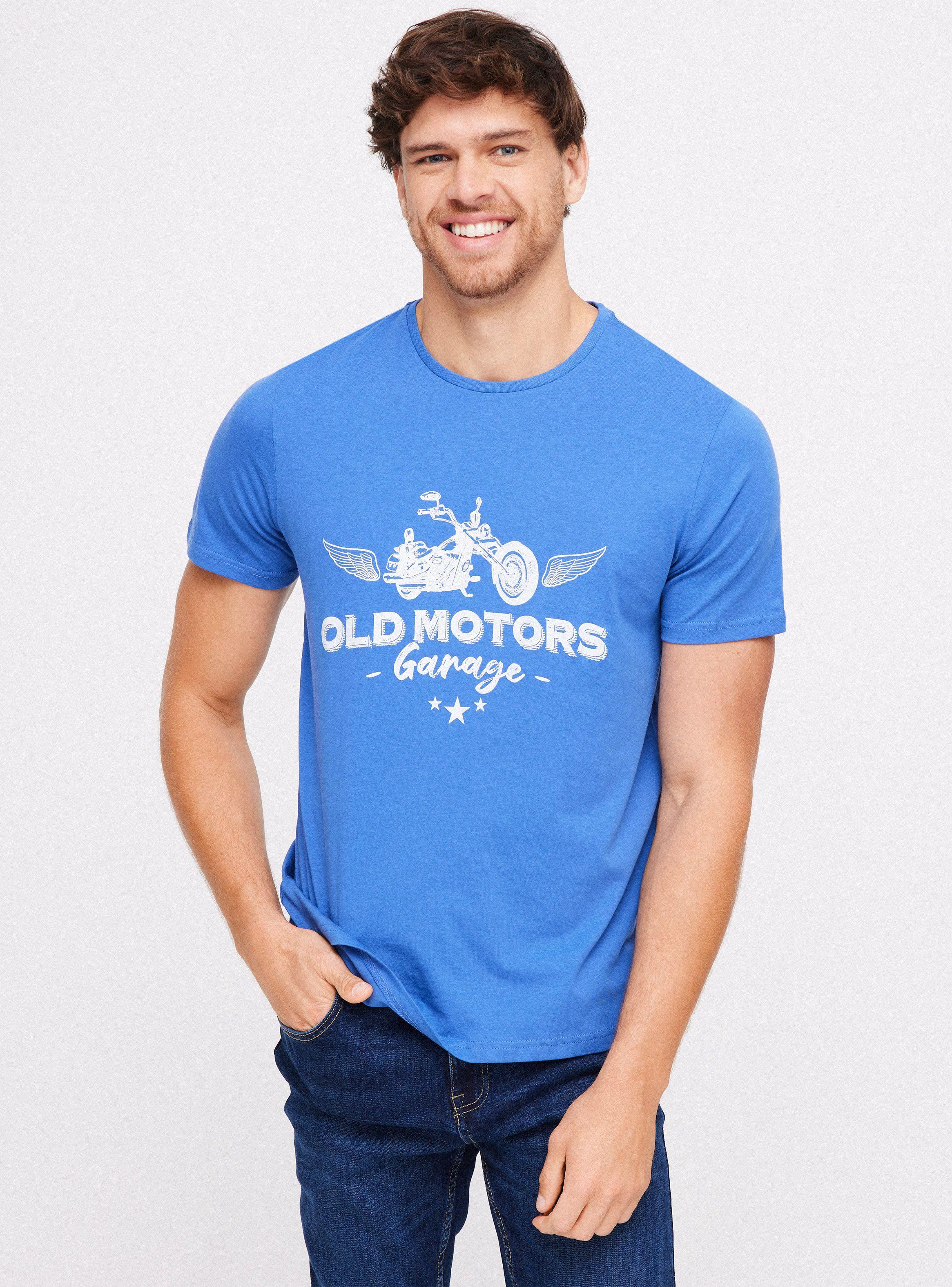 Polera Cuello Redondo Frontal Print-0