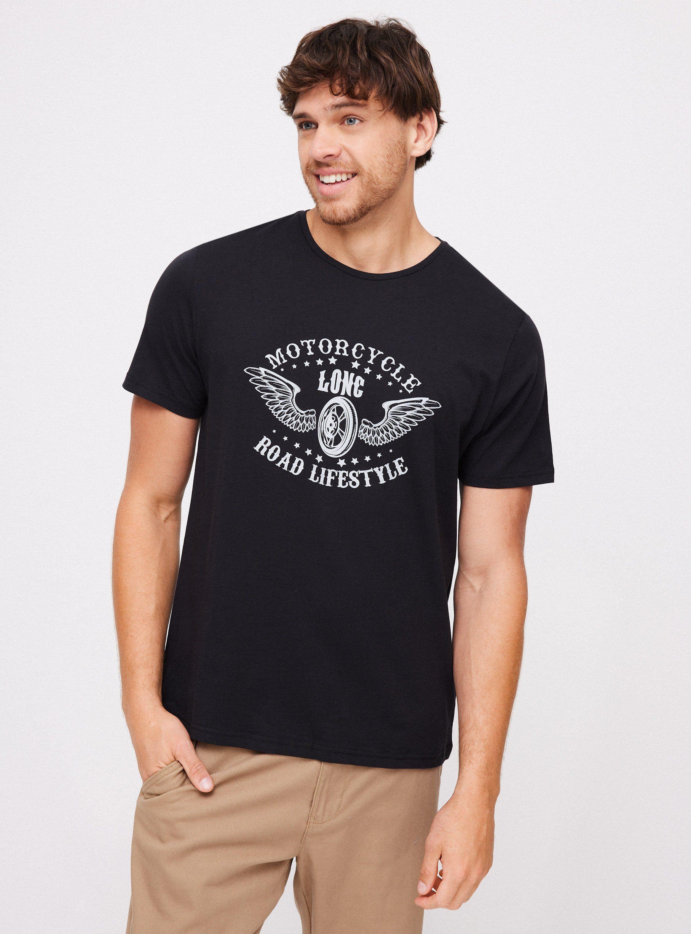 Polera Cuello Redondo Frontal Print-0