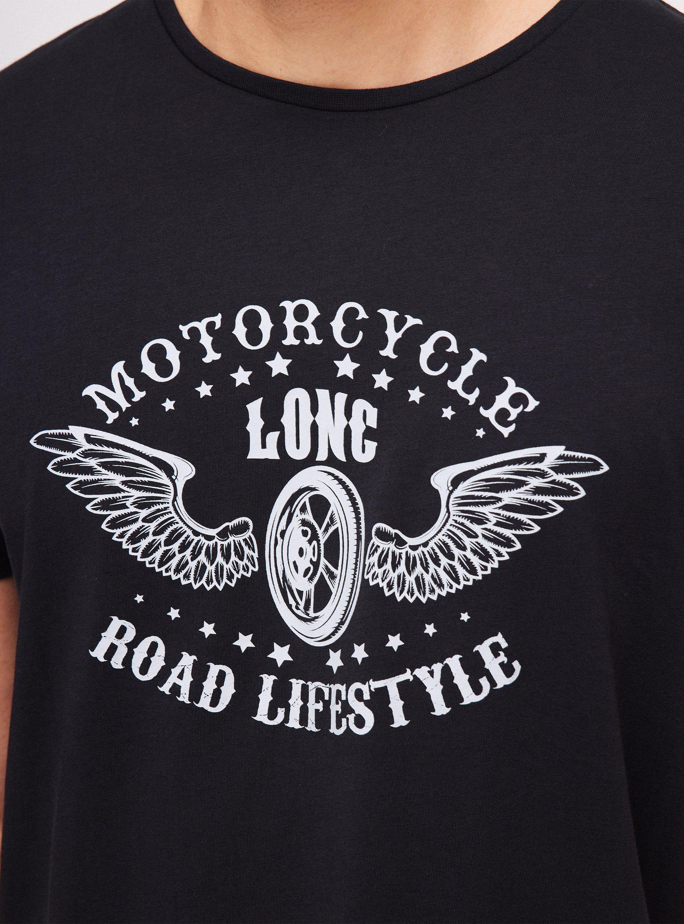 Polera Cuello Redondo Frontal Print-3