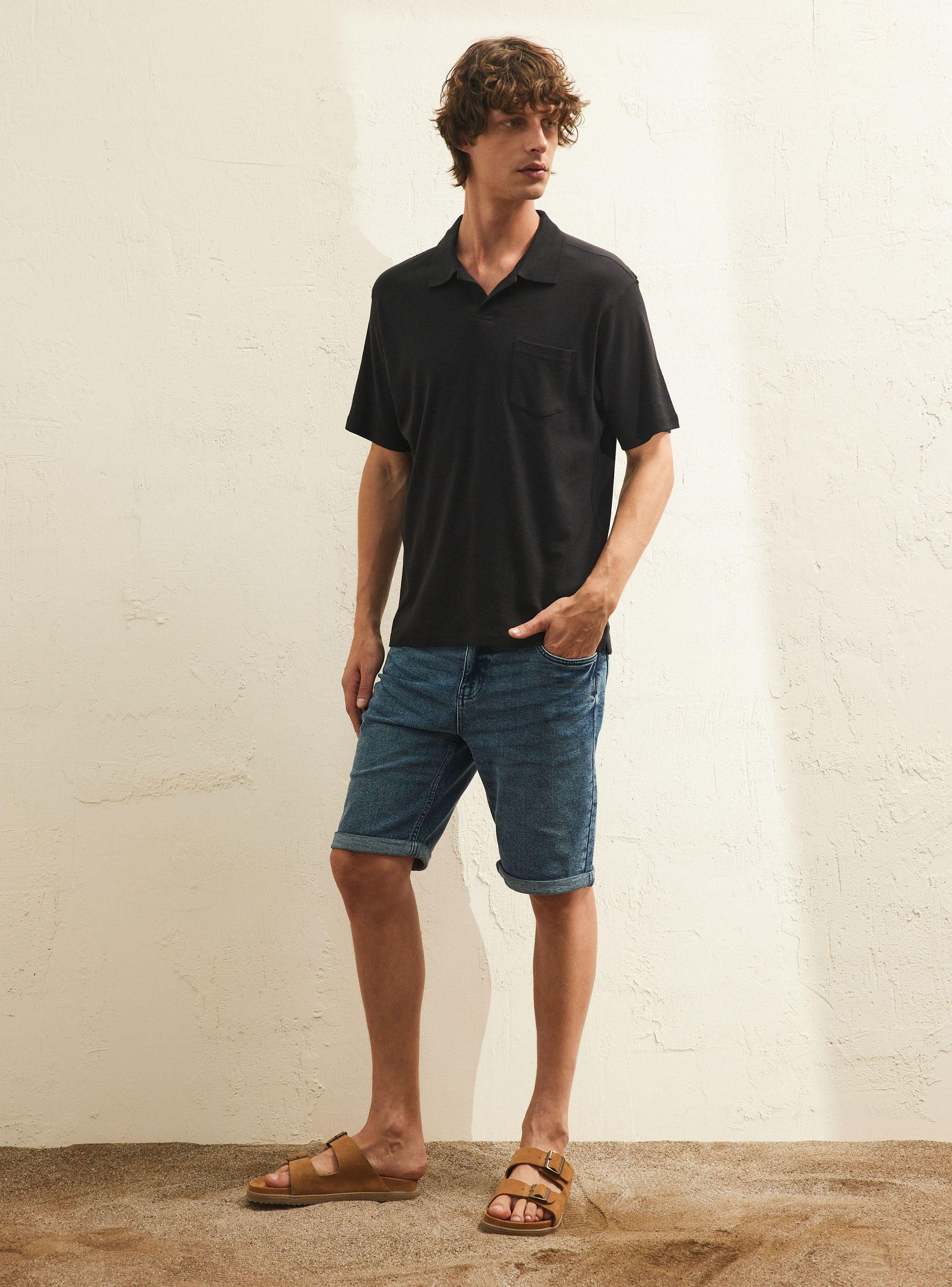 Polera Cuello Piqué Manga Corta-4