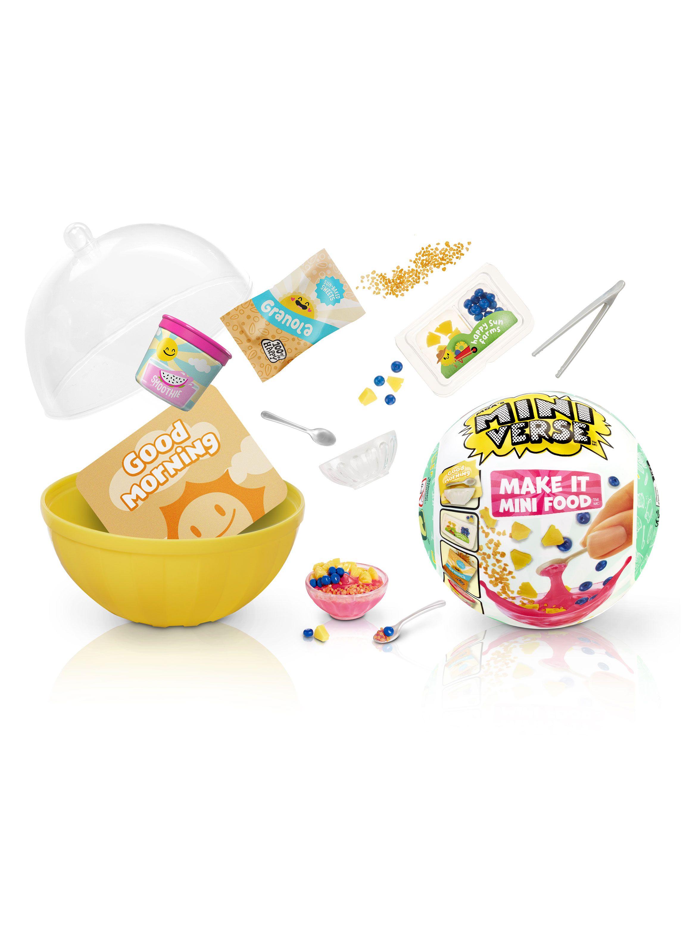 Juego de Creación y Diseño Make It Mini Foods Café Serie 3B Producto Aleatorio-0