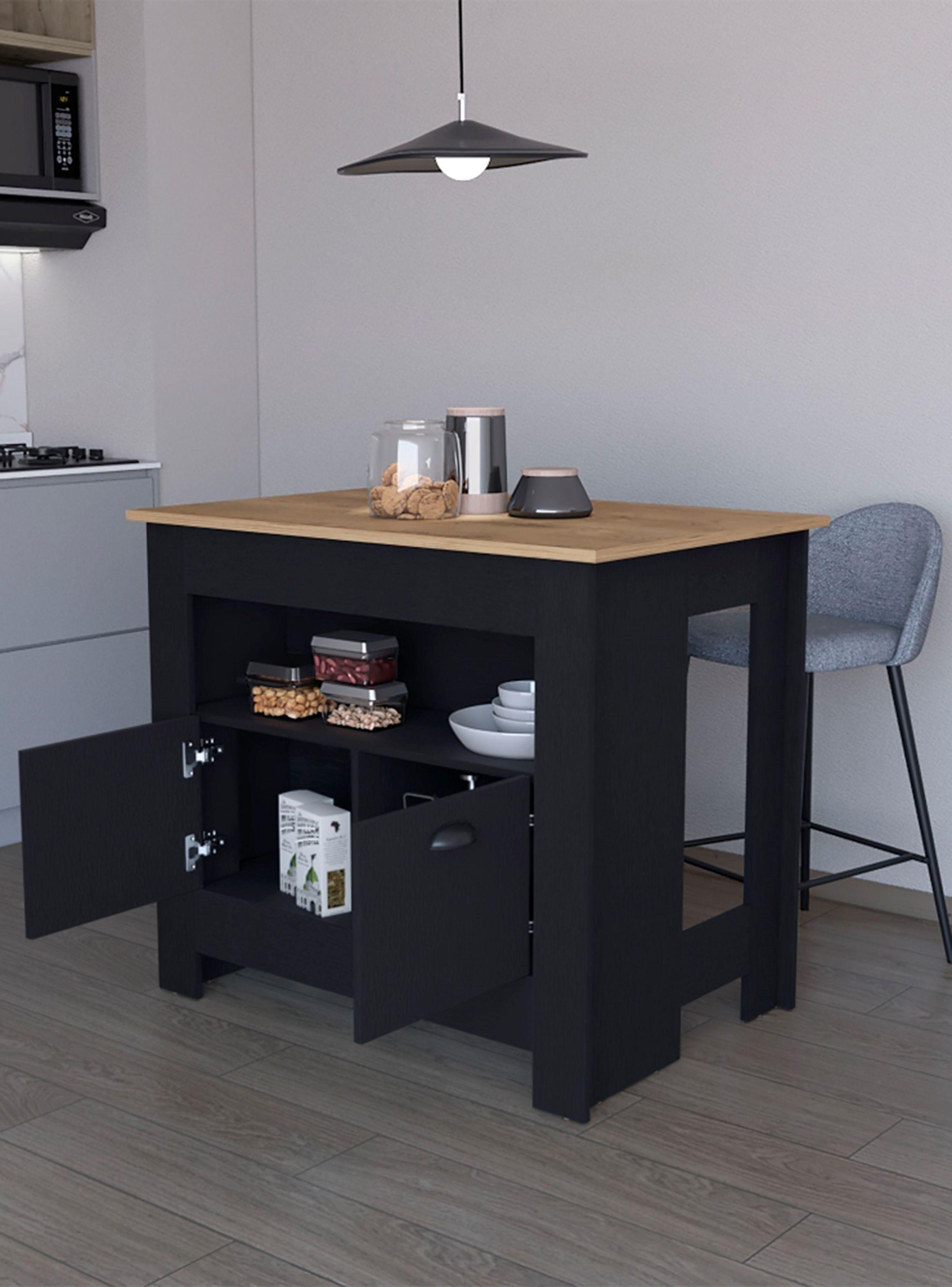 Mueble Isla Cocina Arlet 2P Wengue Macadamia-4