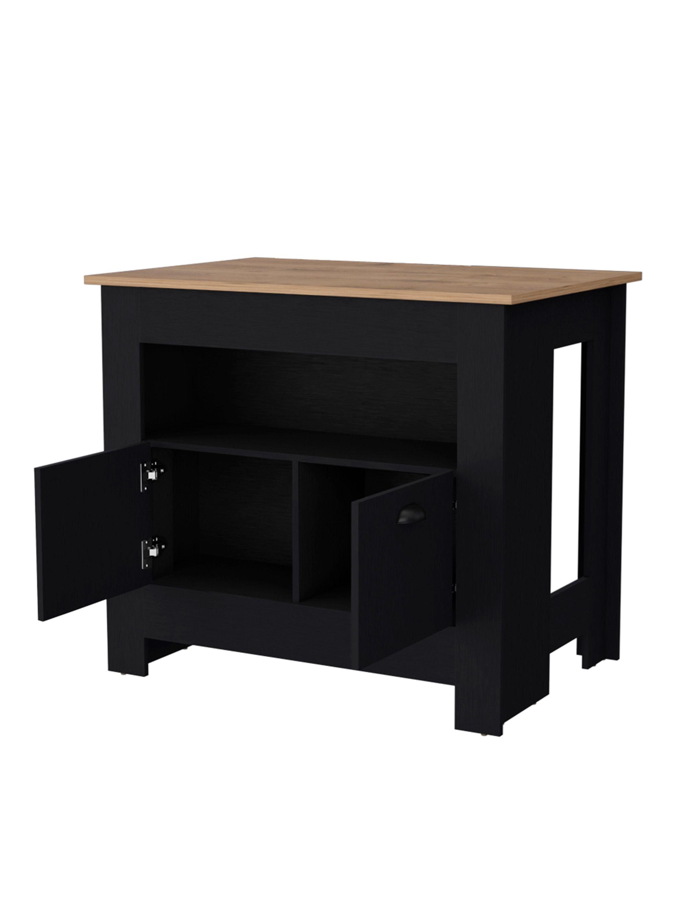Mueble Isla Cocina Arlet 2P Wengue Macadamia-3