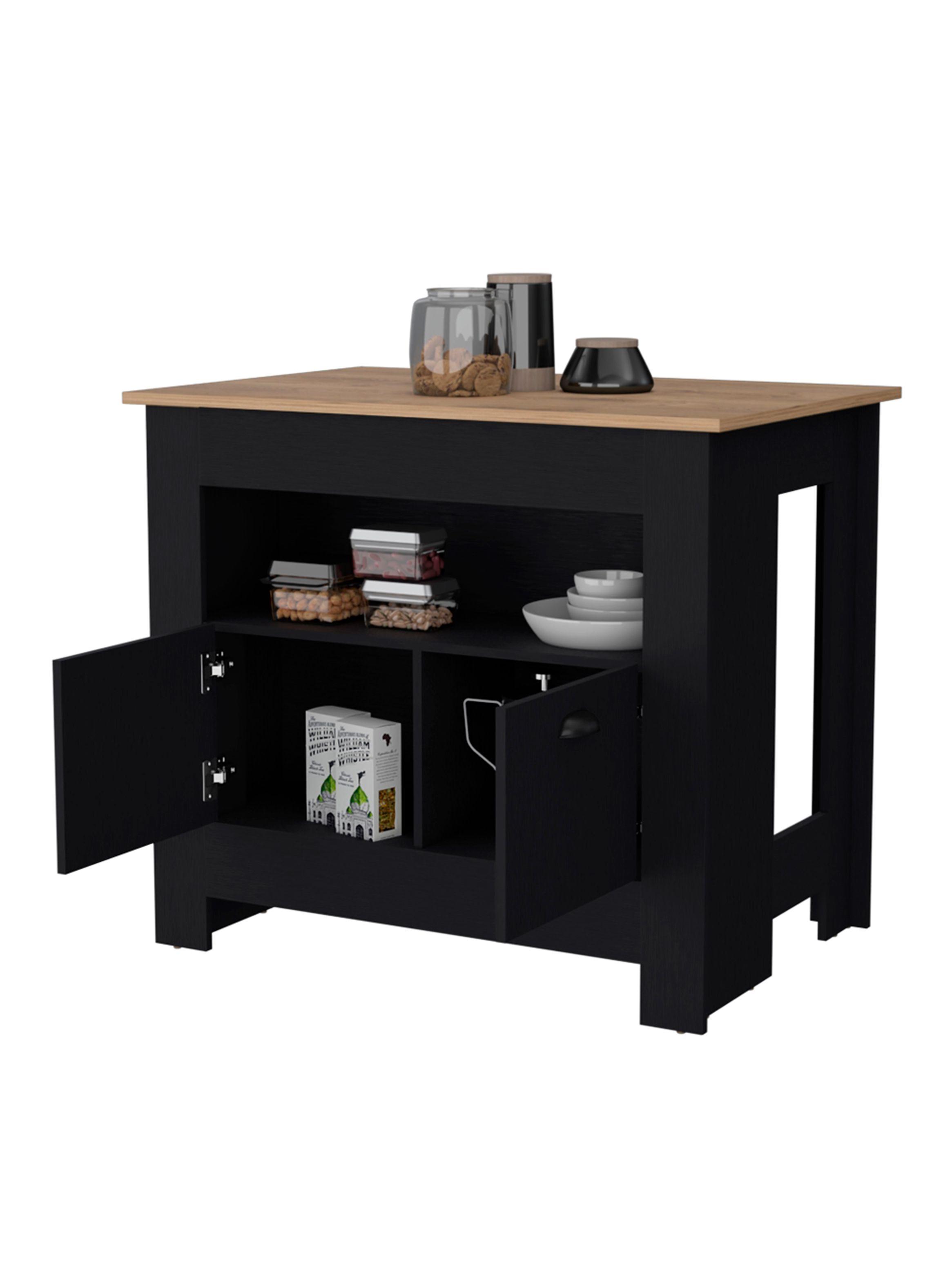Mueble Isla Cocina Arlet 2P Wengue Macadamia-2