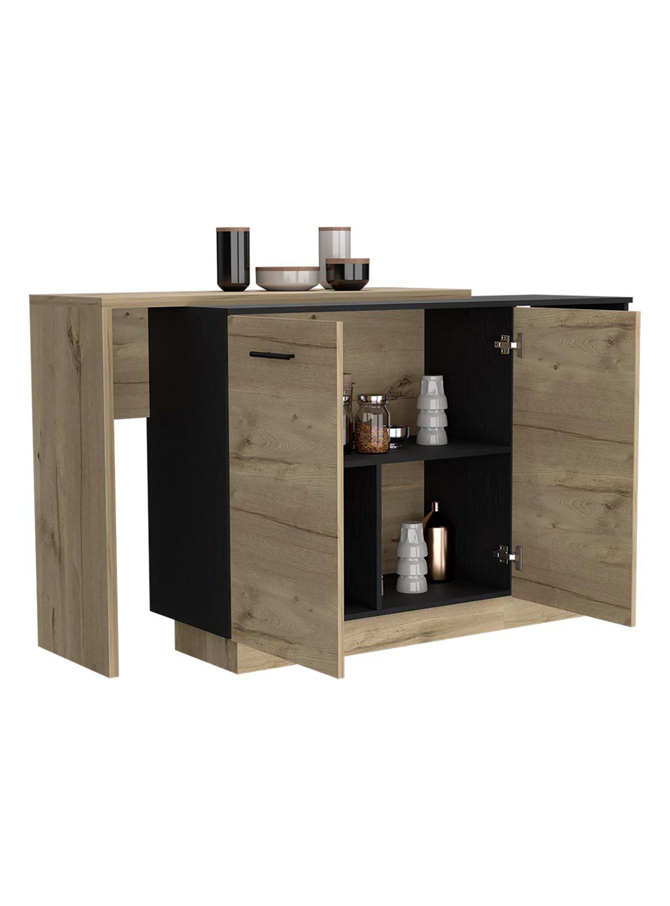 Mueble Isla Cocina Sicilia 2P Wengue Duna-2