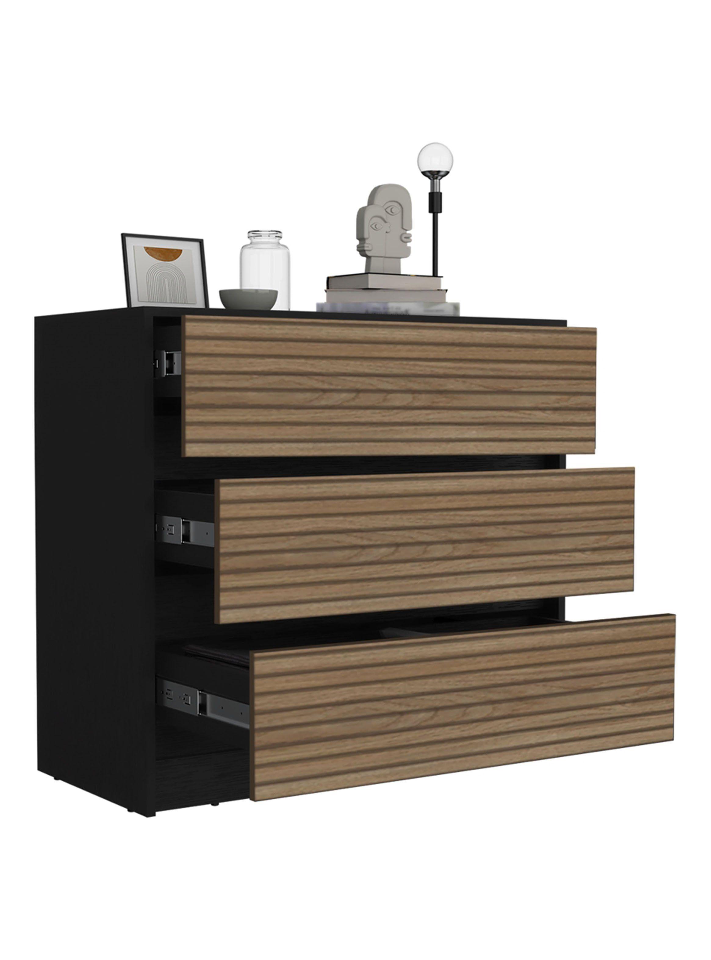 Cajonera de Oficina Austin 3C Wengue-3