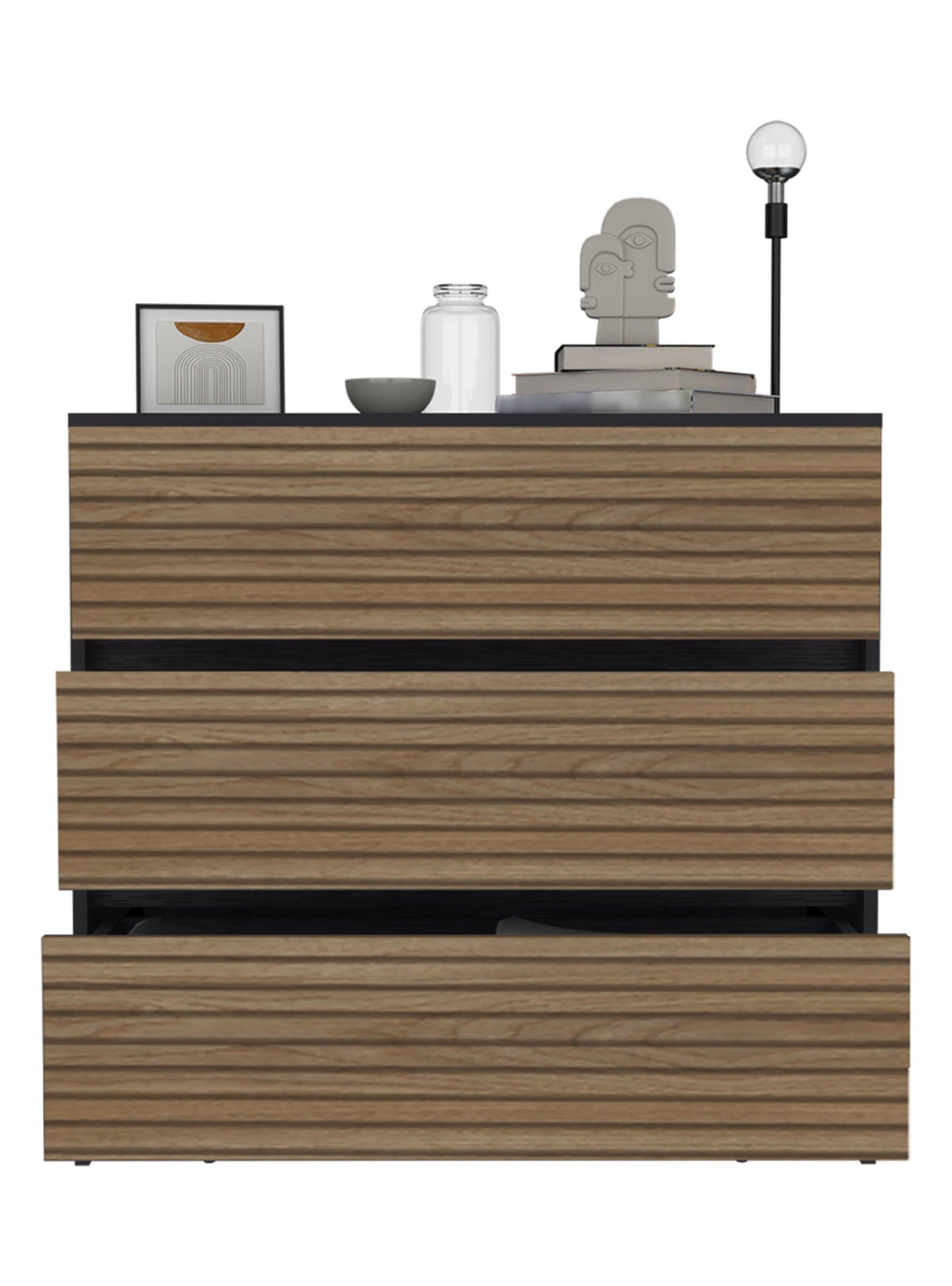 Cajonera de Oficina Austin 3C Wengue-2