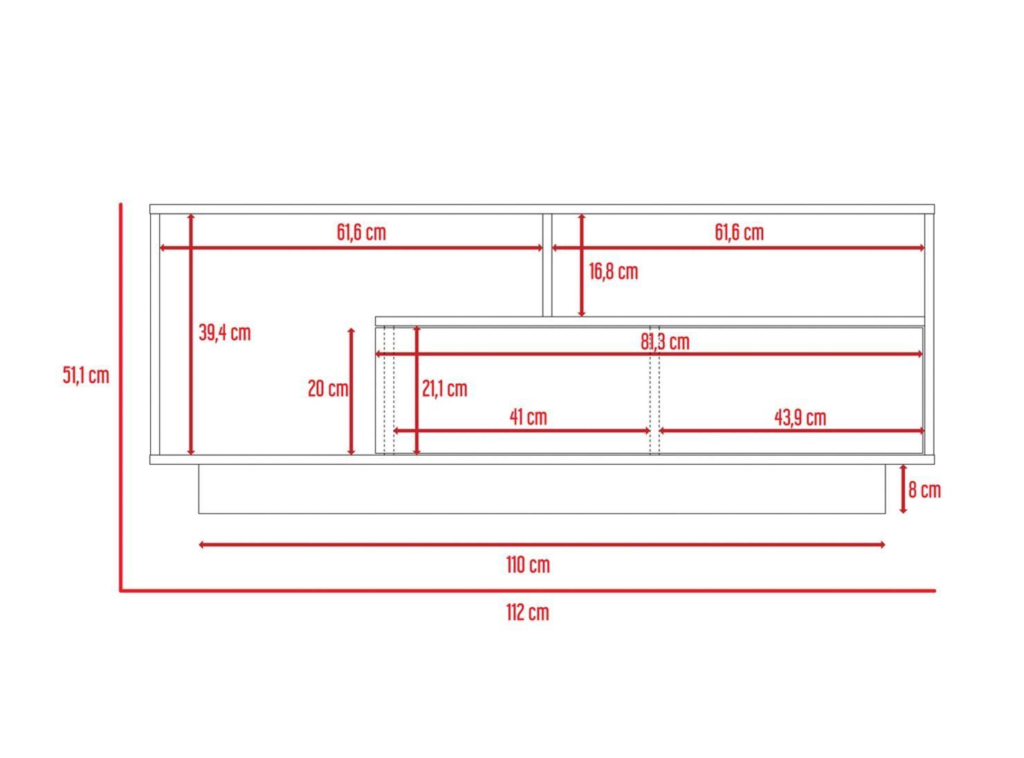 Rack TuHome TV 55'' Adelle-7