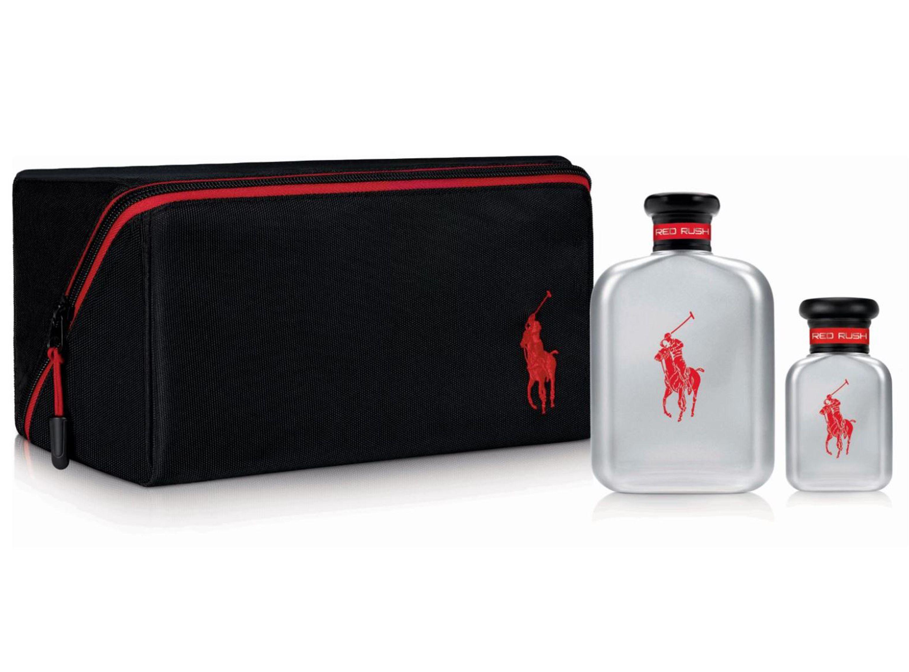 Set Ralph Lauren Perfumes Polo Red Rush EDT 125 ml + 40 ml + Travel Kit-0
