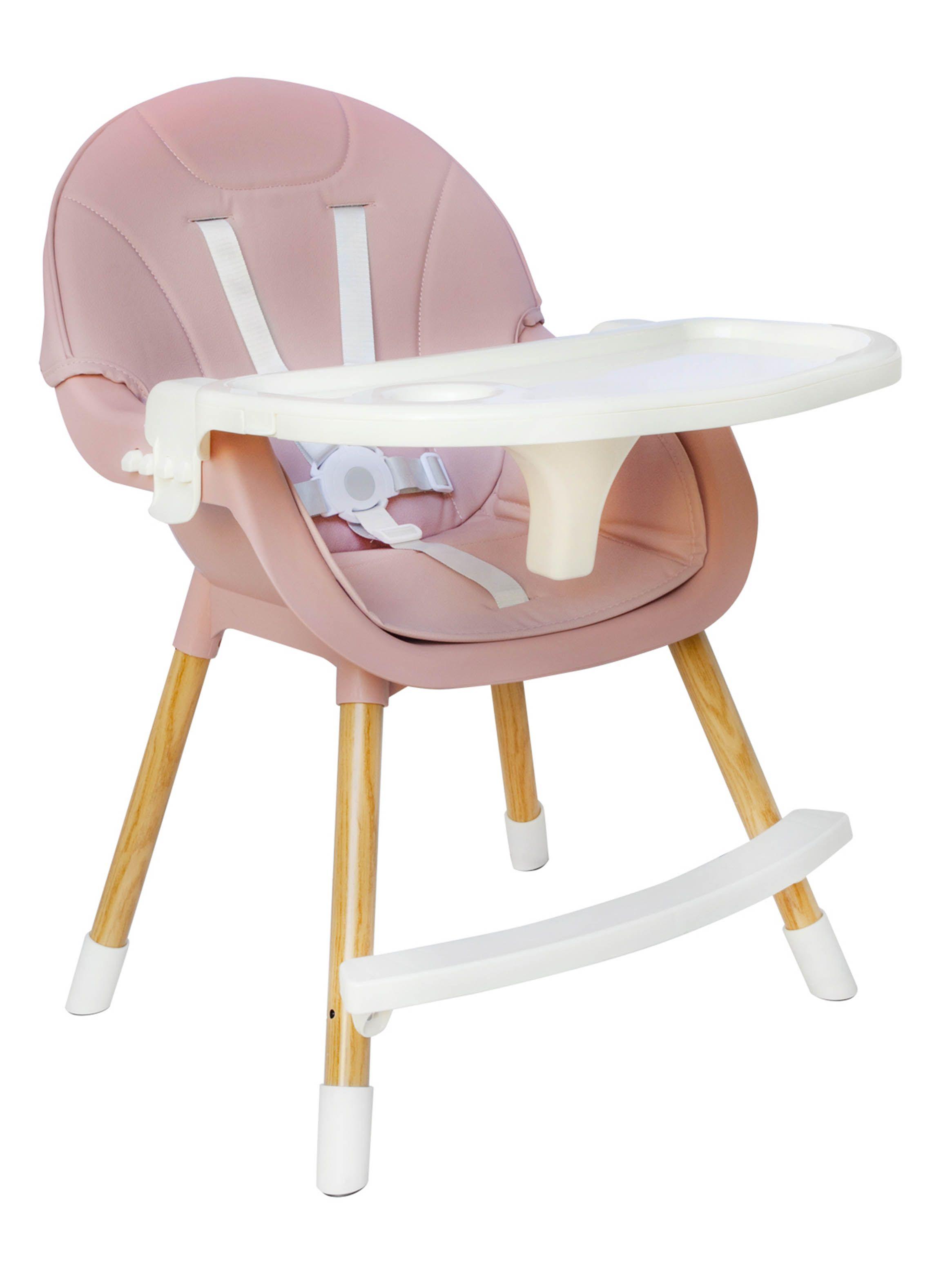 Silla de Comer Niza Rosada Kidscool-3