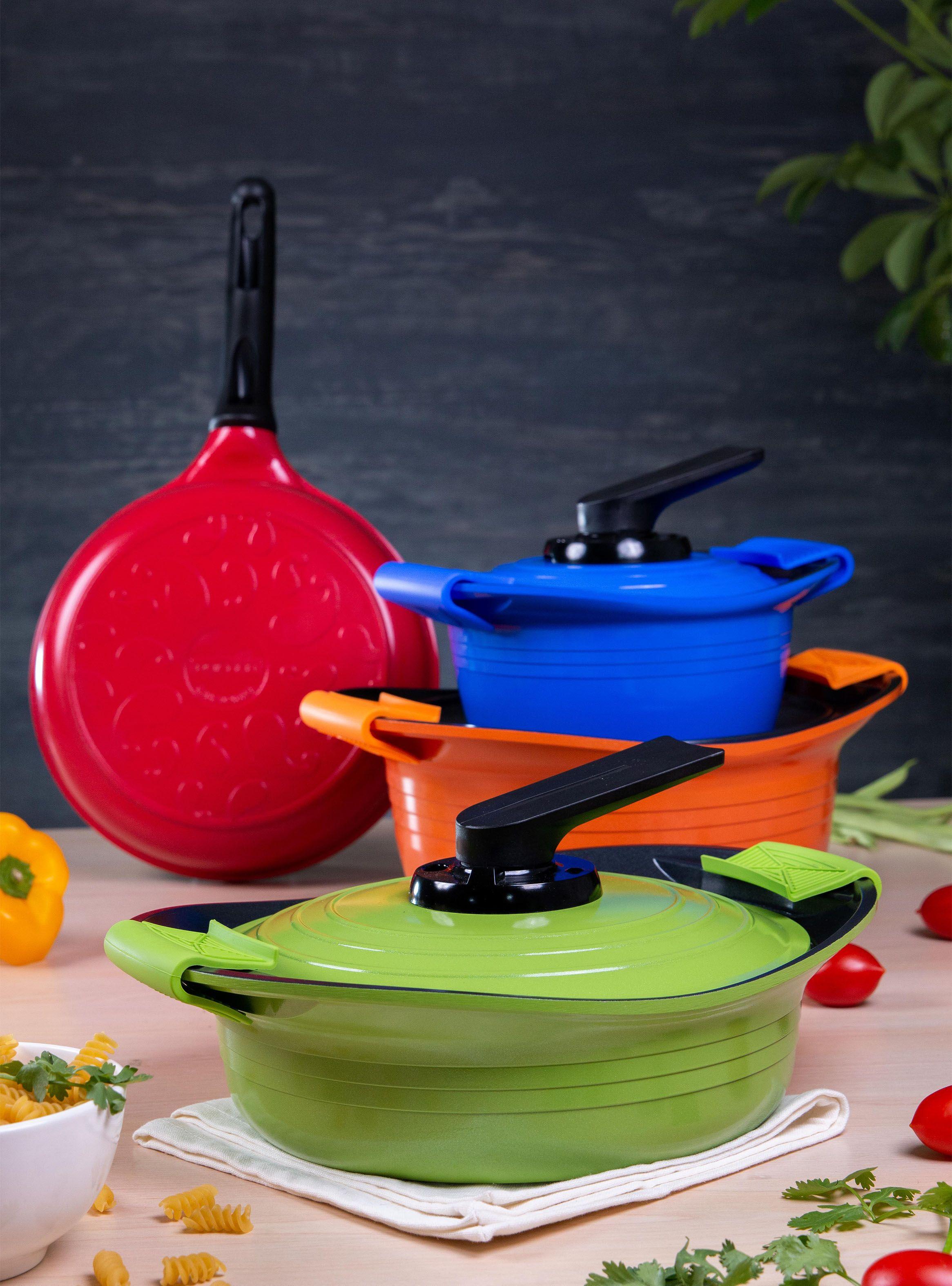 Batería de Cocina Premium 7 Piezas + Set 5 Utensilios-2