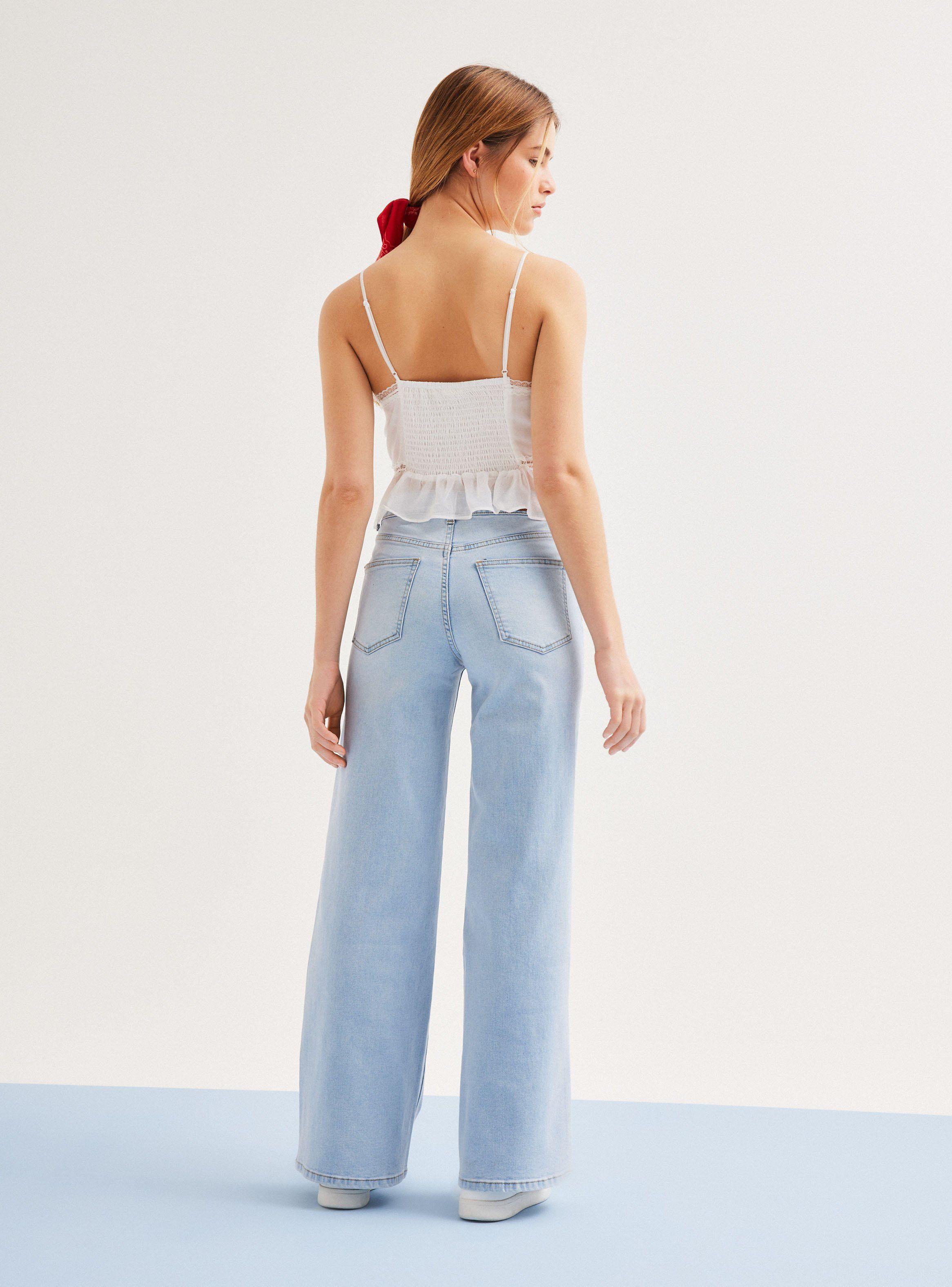 Jeans Tachas Bolsillos Delanteros-5