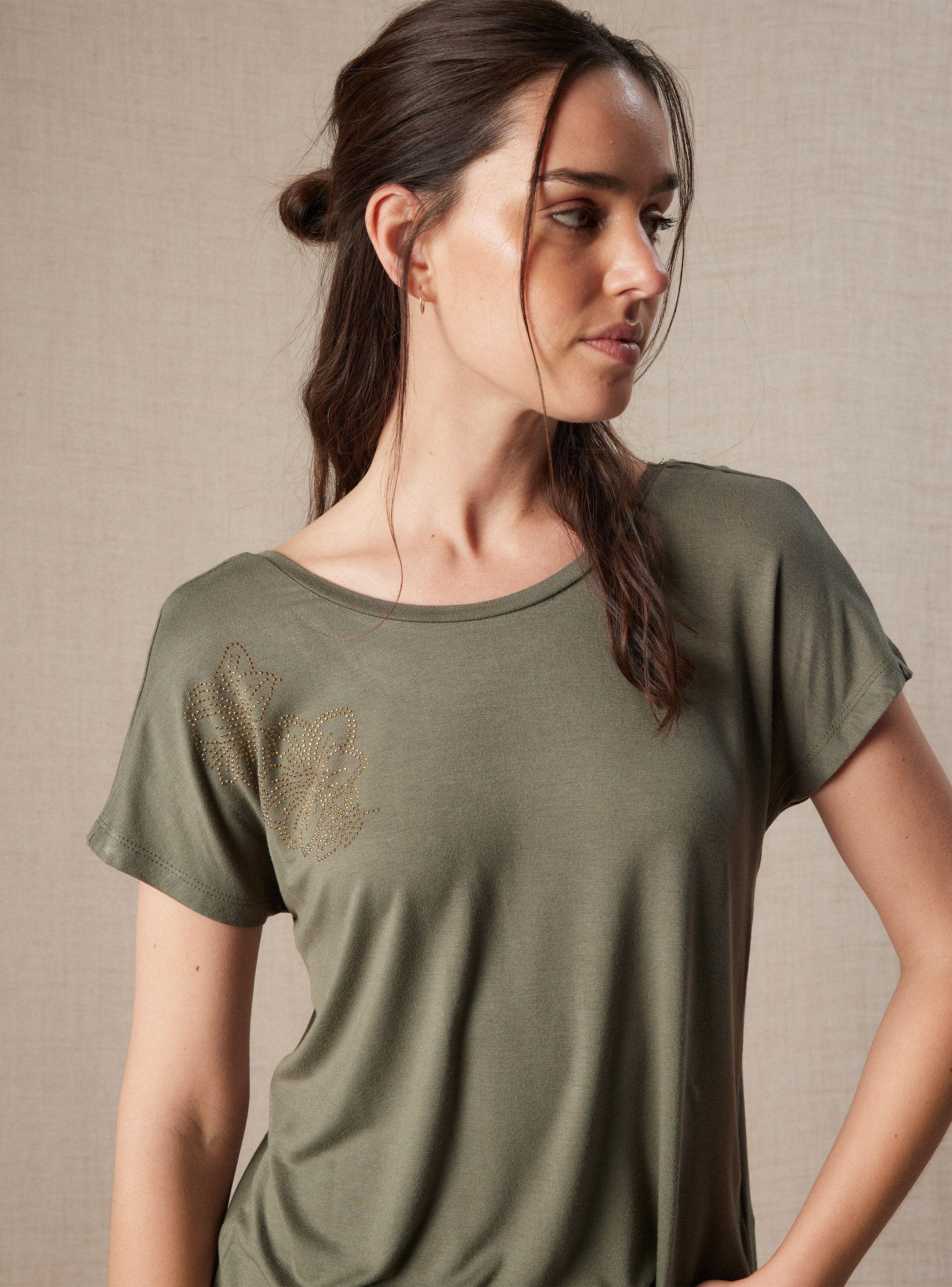 Polera Teñida con Bordado-2