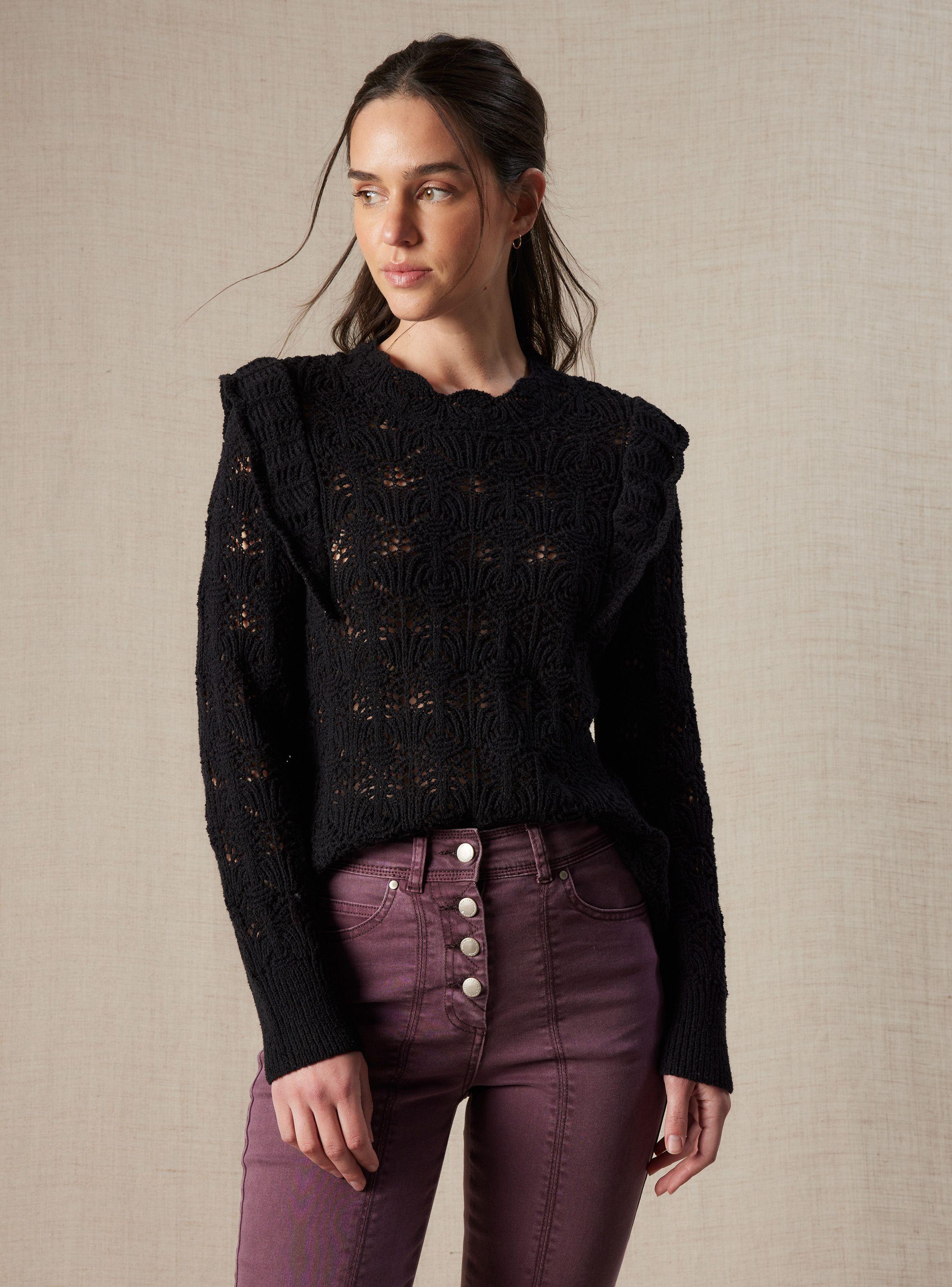 Sweater Vuelo en Hombros-0