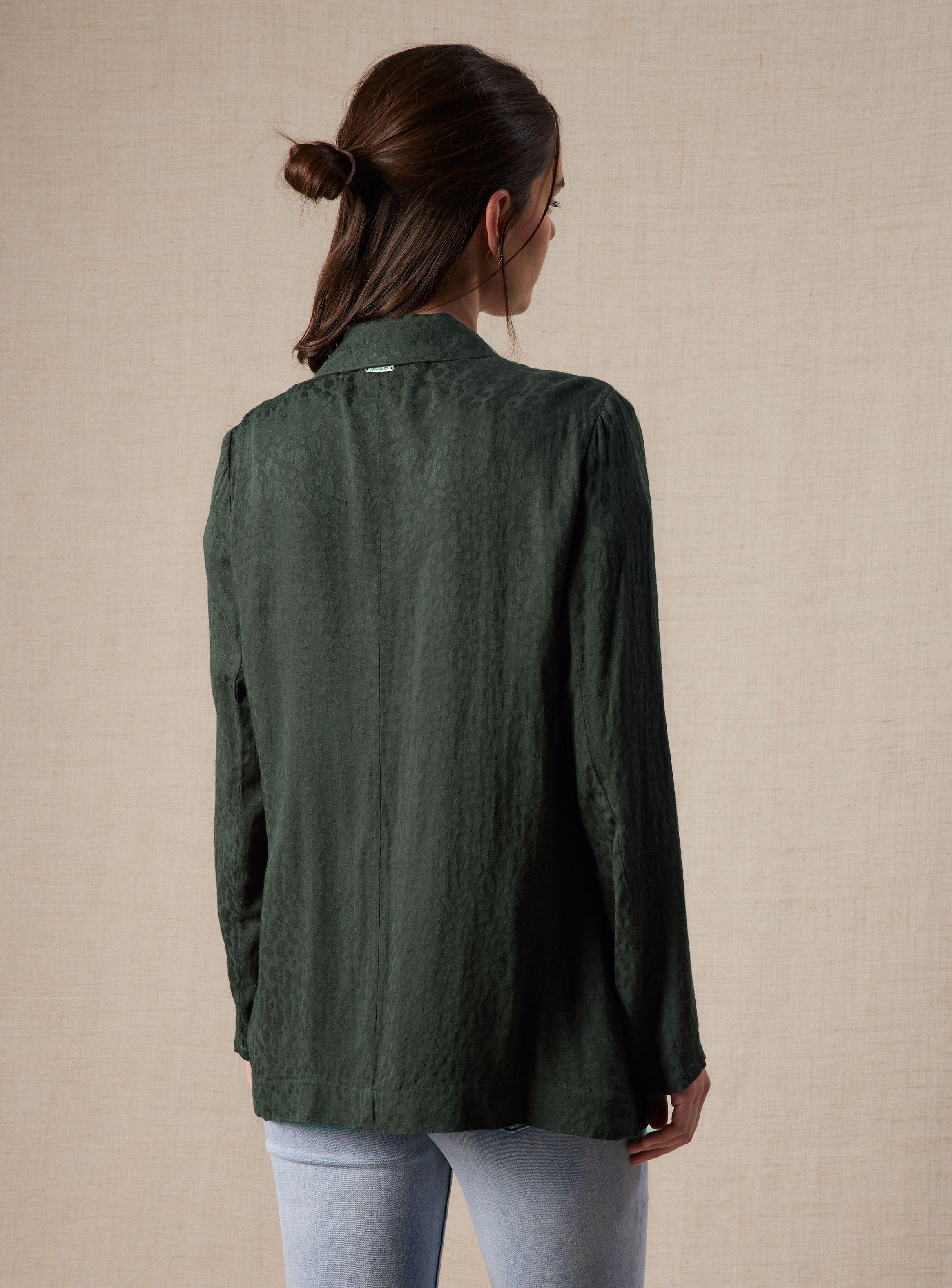 Blazer con Textura y Bolsillos-1