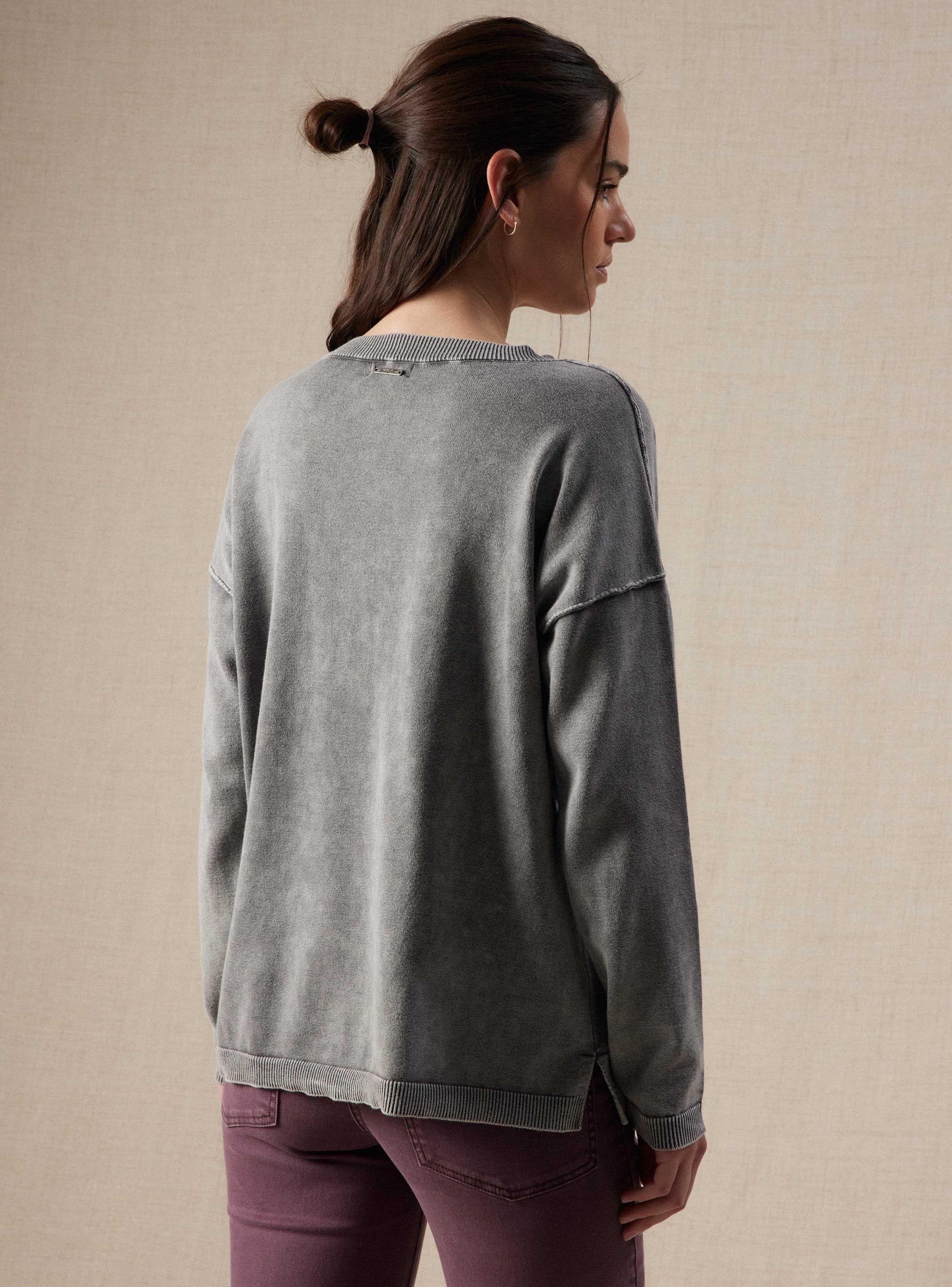 Sweater con Proceso de Lavado-1