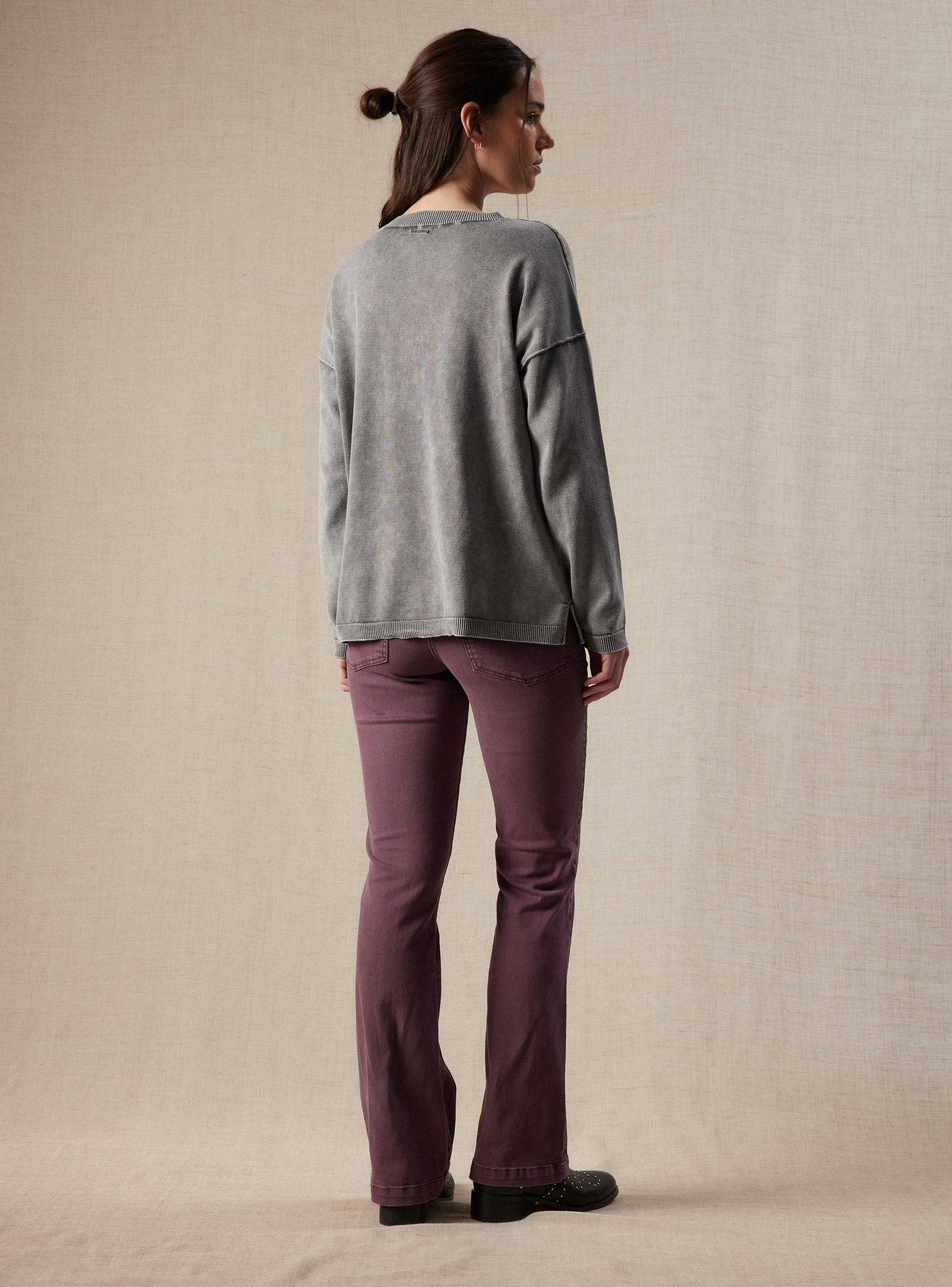 Sweater con Proceso de Lavado-5