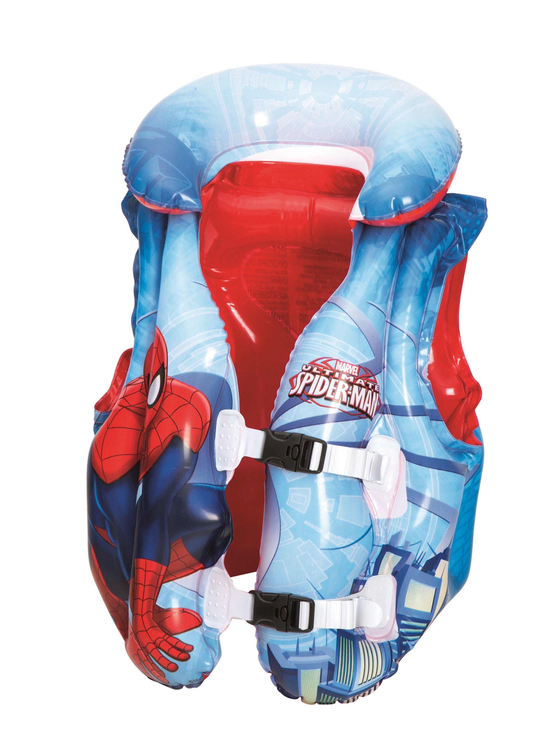 Chaleco Inflable de Natación Spiderman Bestway-0