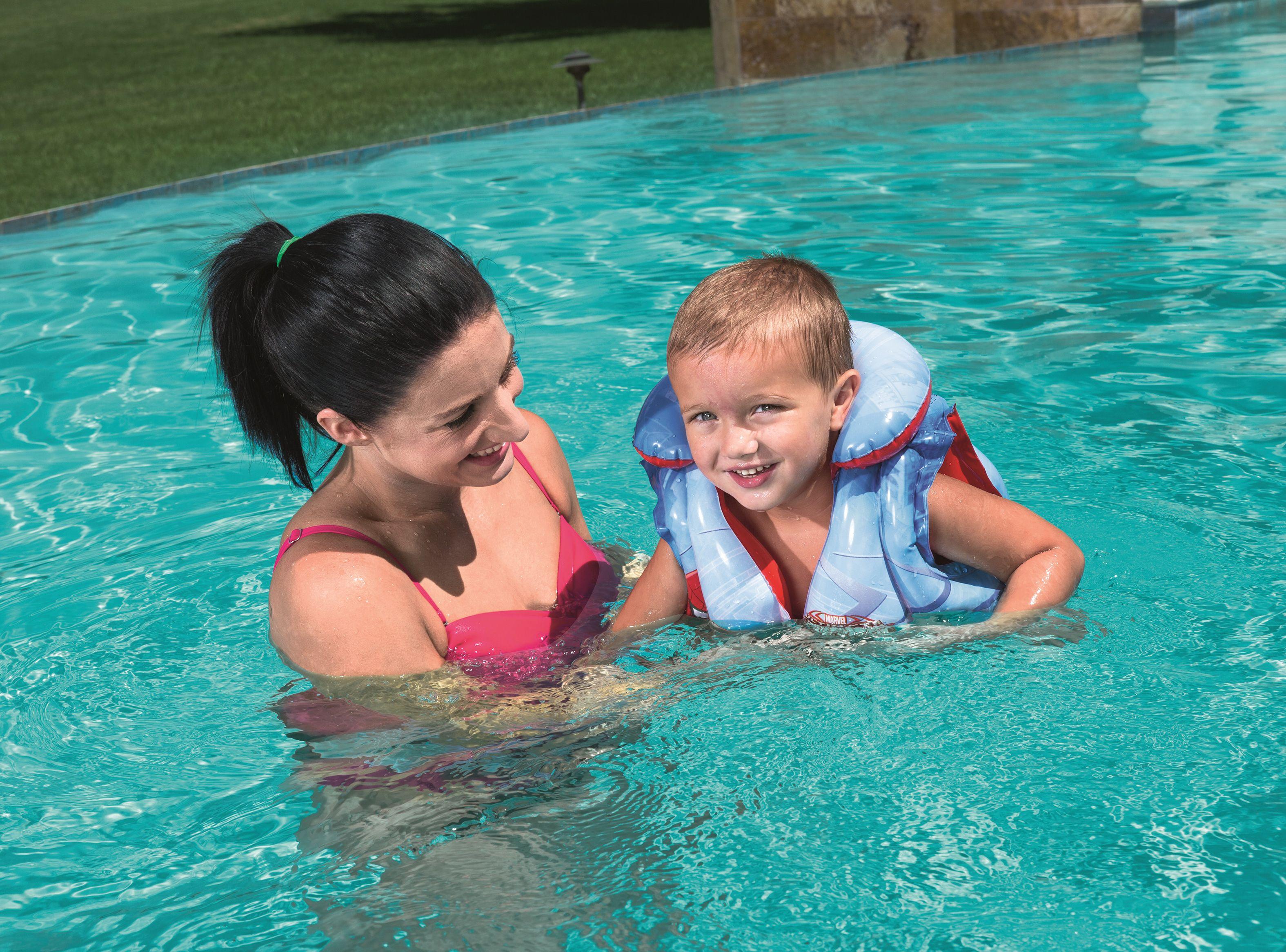 Chaleco Inflable de Natación Spiderman Bestway-2