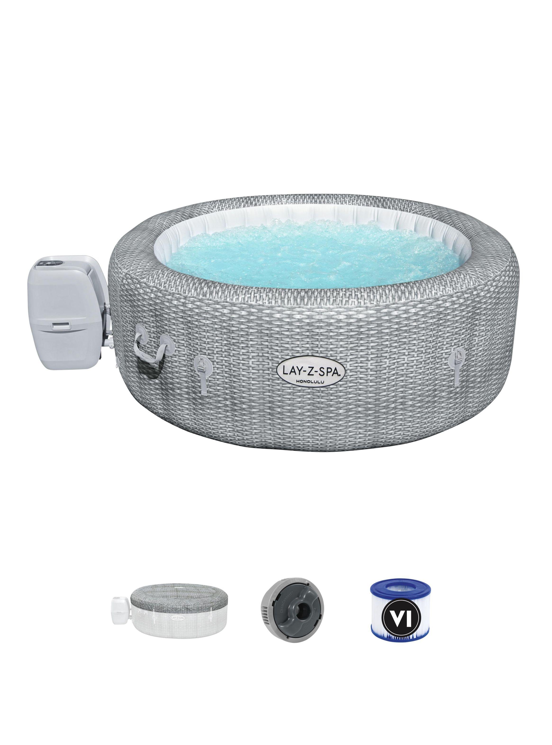 Spa Inflable Honolulu AirJet Lay Z Bestway 4 a 6 Personas-0