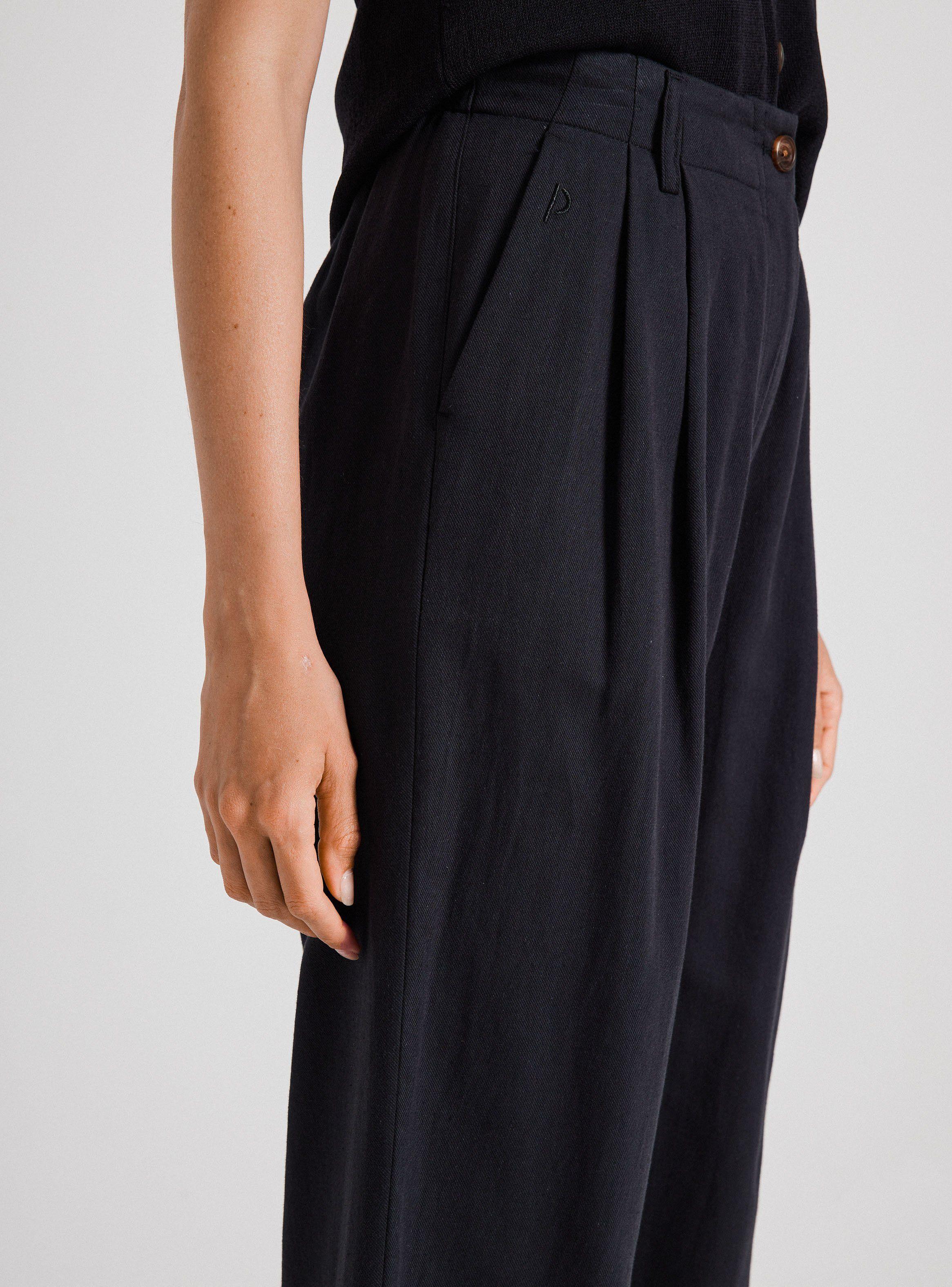 Pantalón Sastrero Regular Tiro Alto con Lino-2