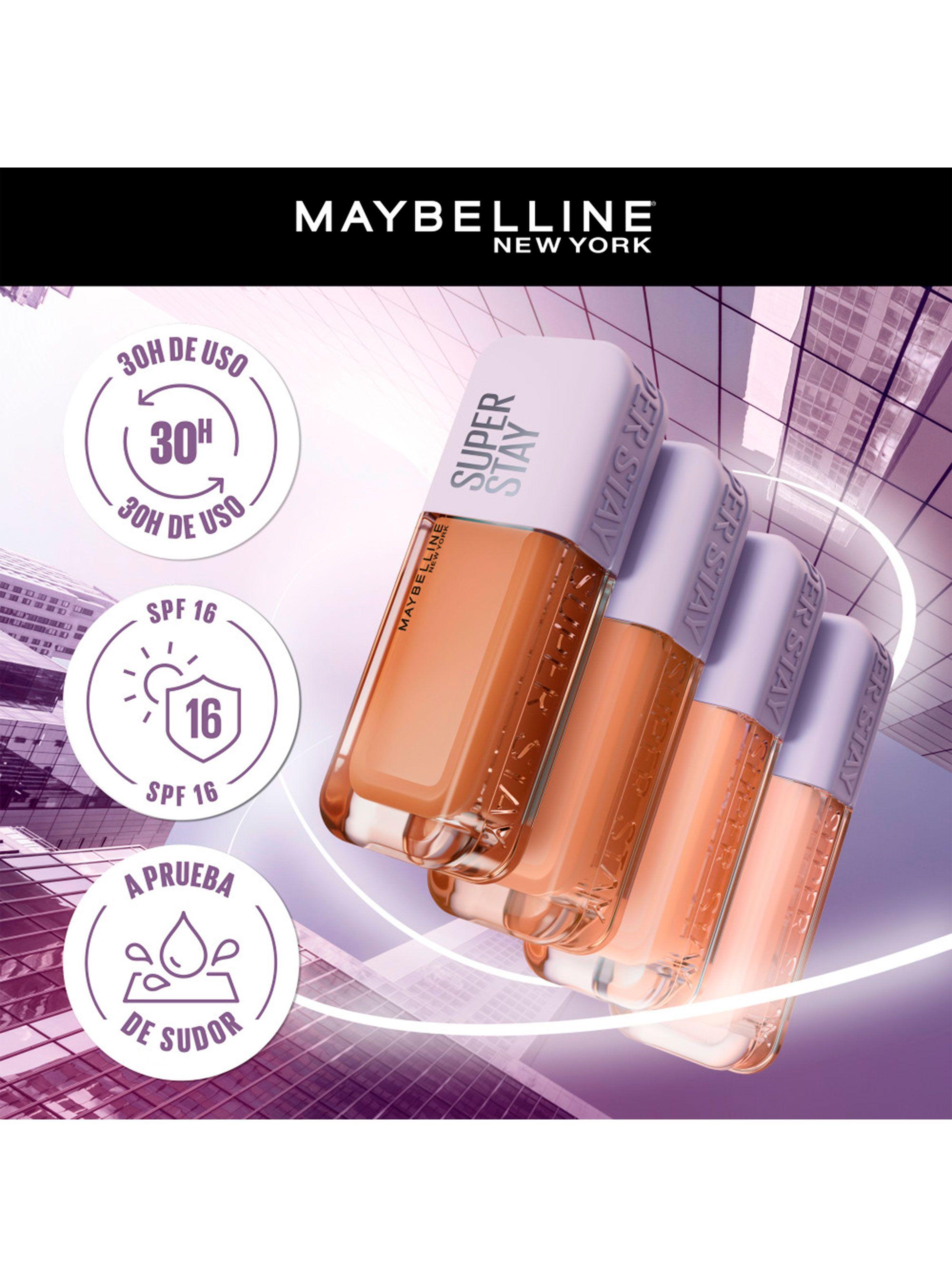 Base de Maquillaje Maybelline New York Super Stay Lumi Matte 125-2
