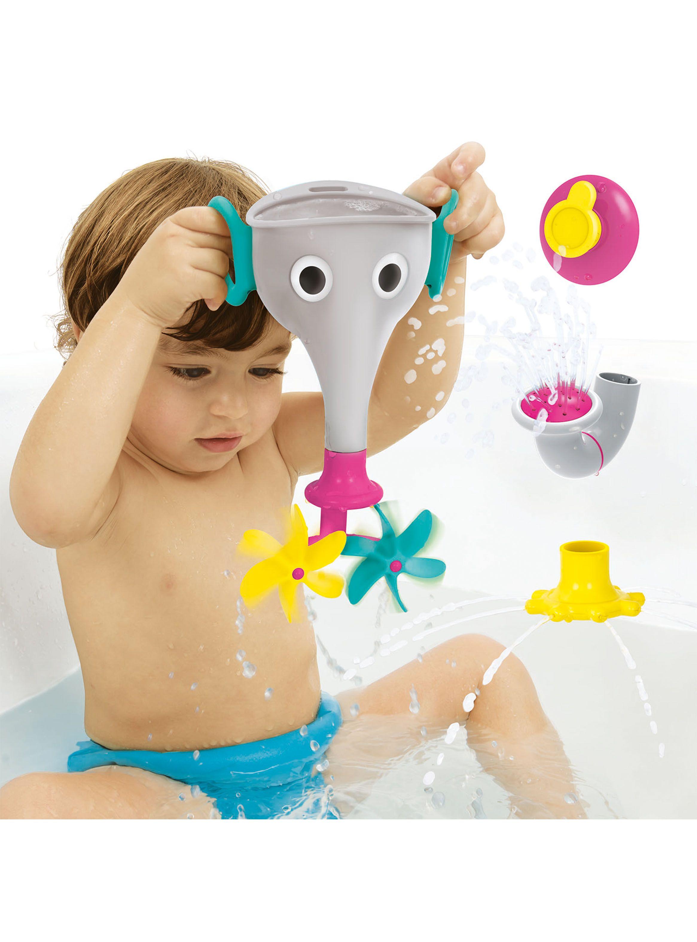 Juguete de Baño Bebe Elefante Gris Yookidoo-3