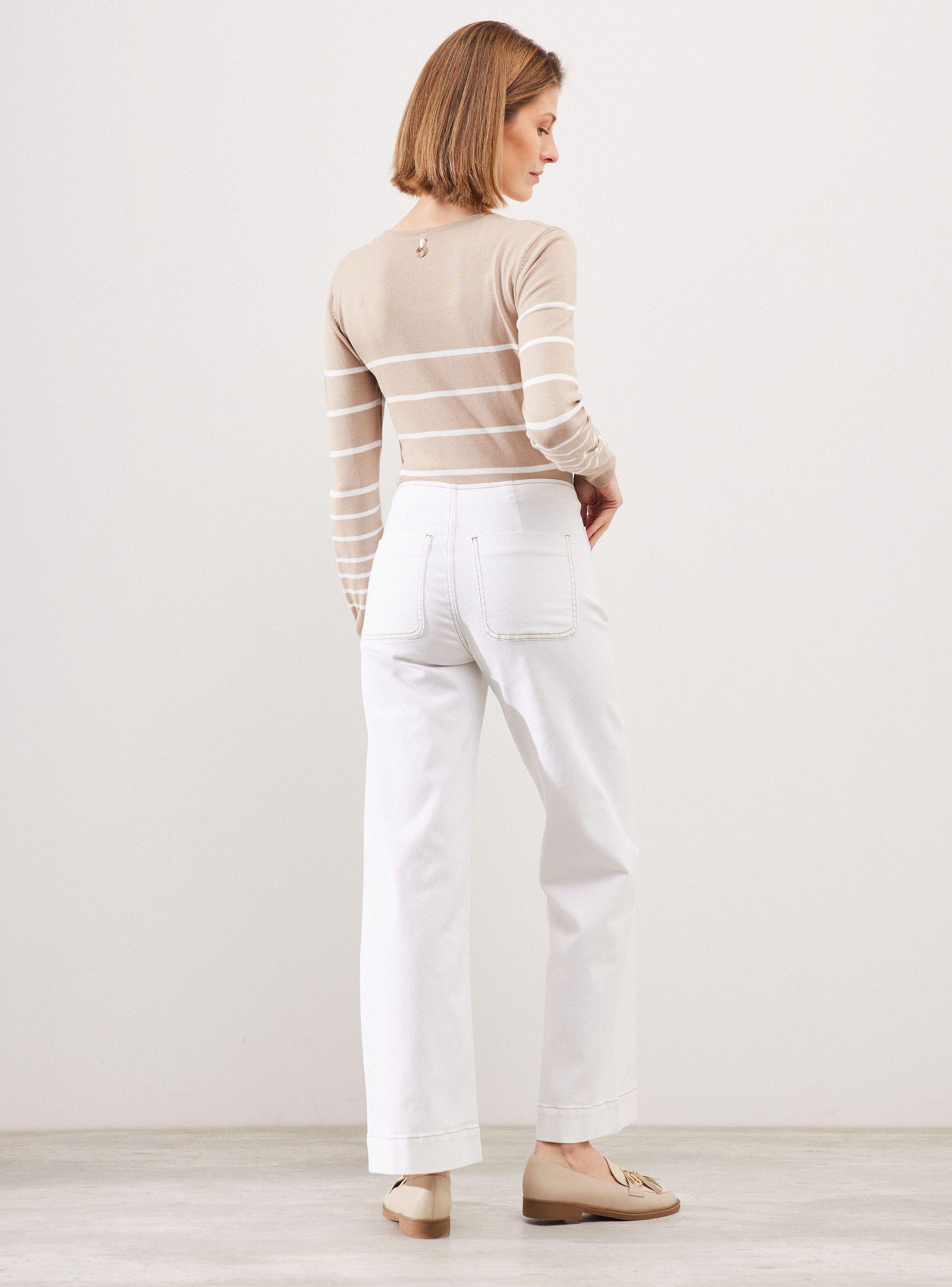 Jeans sin Pretina Bota Ancha-5