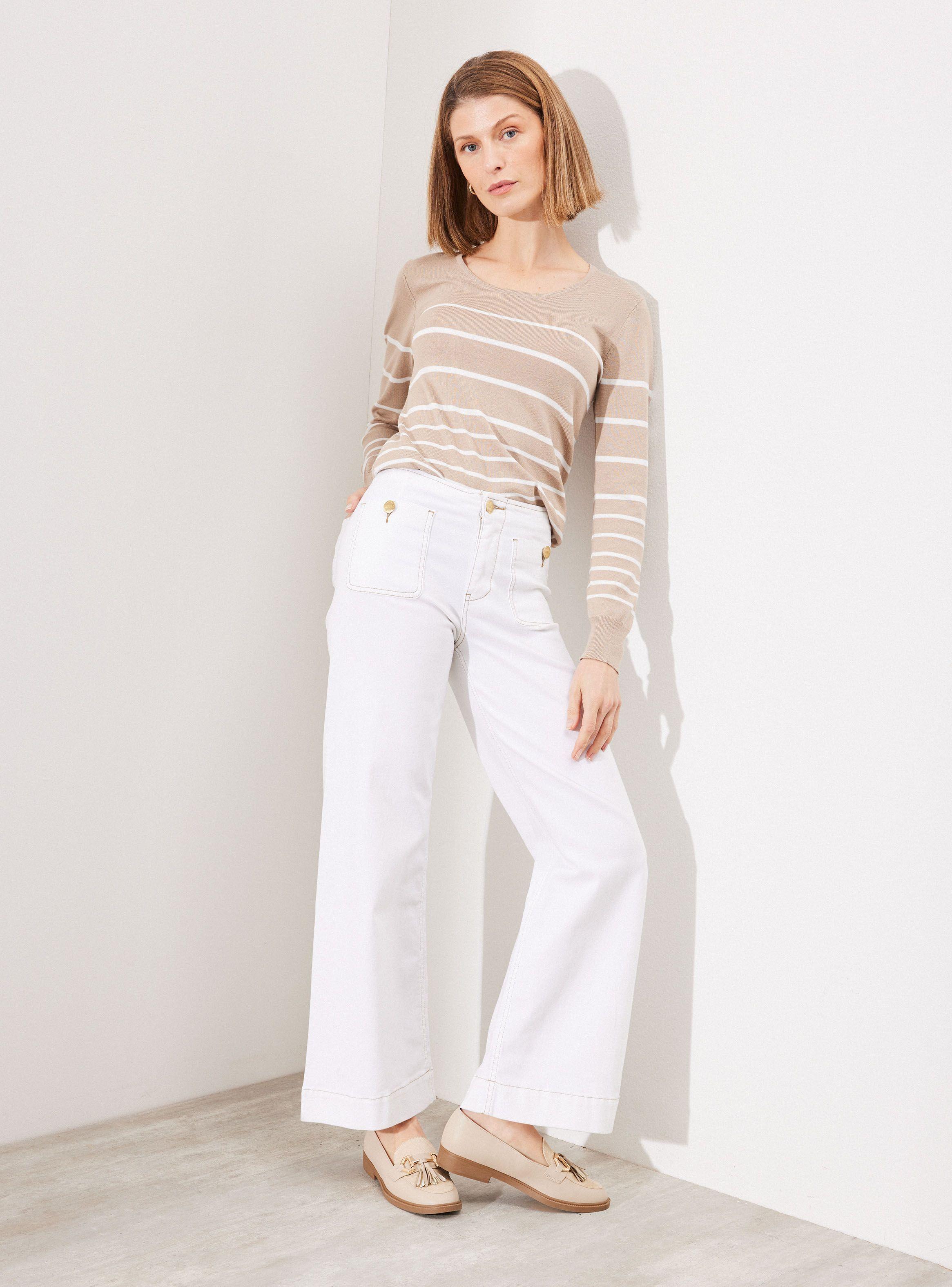 Jeans sin Pretina Bota Ancha-4