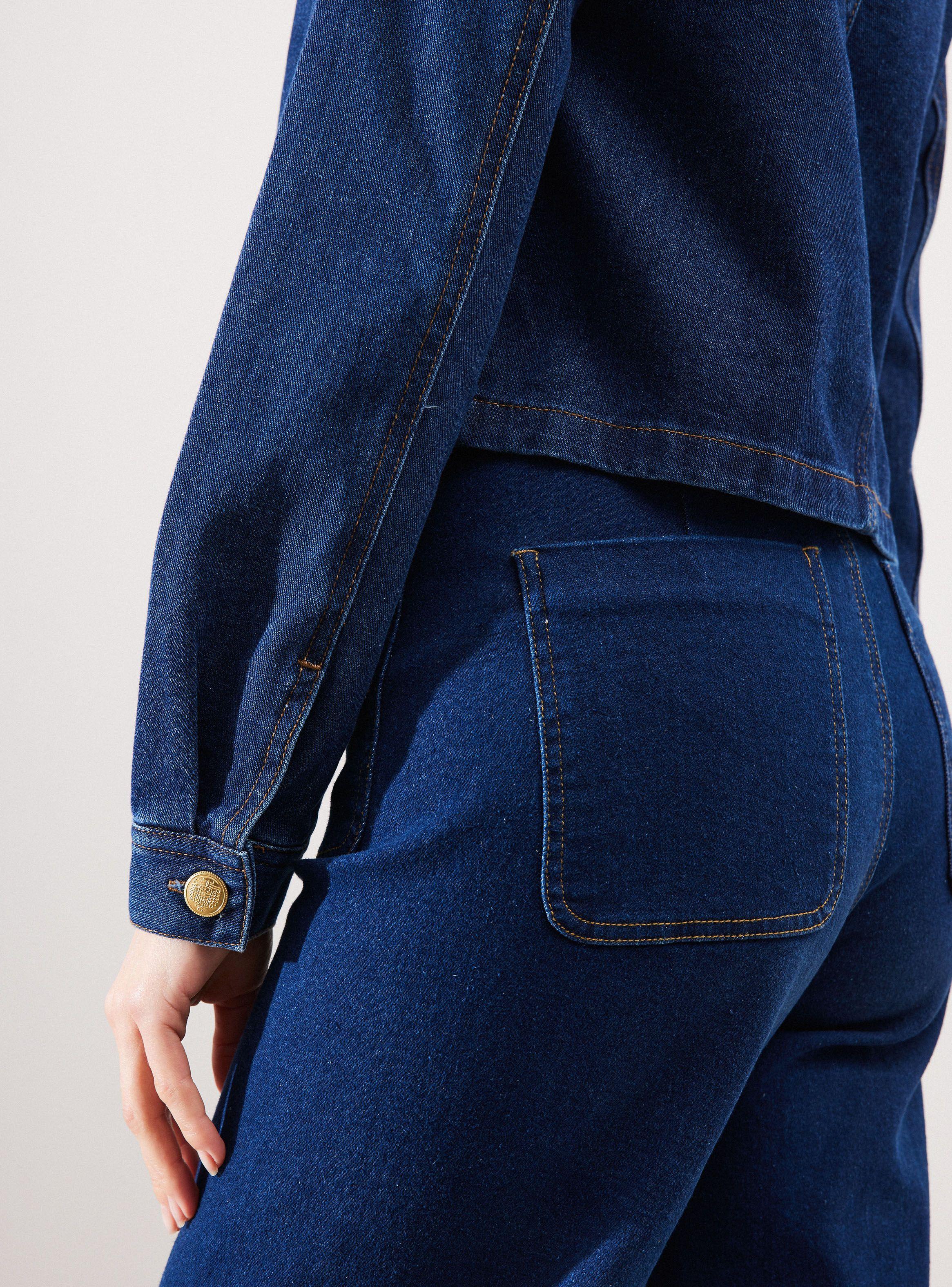 Chaqueta Denim Botones Dorados-3