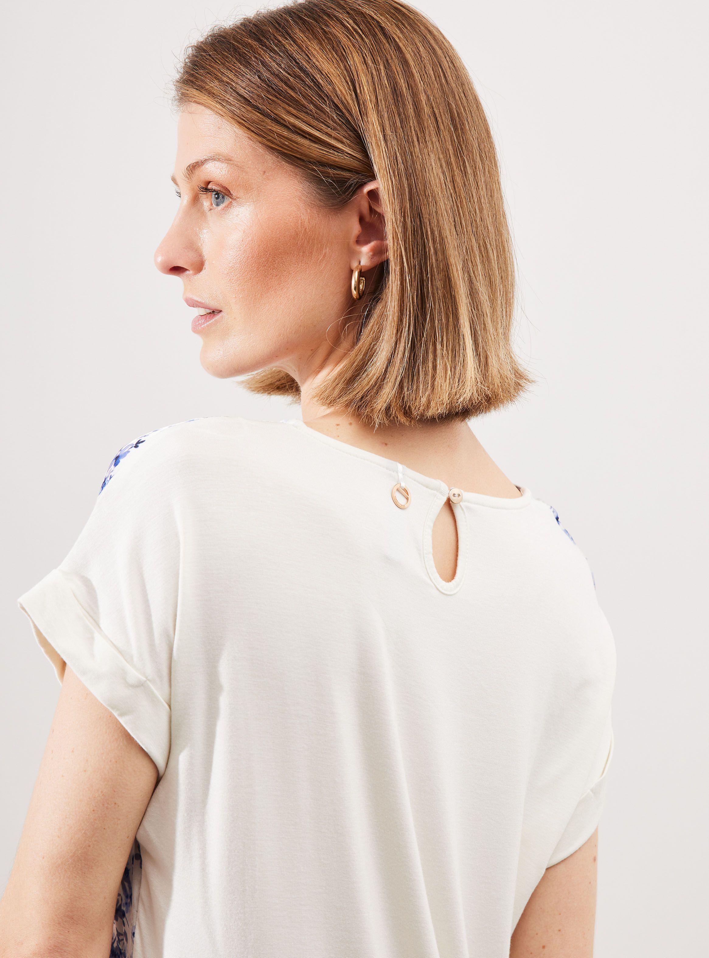 Polera Satín Estampada en Frente-3