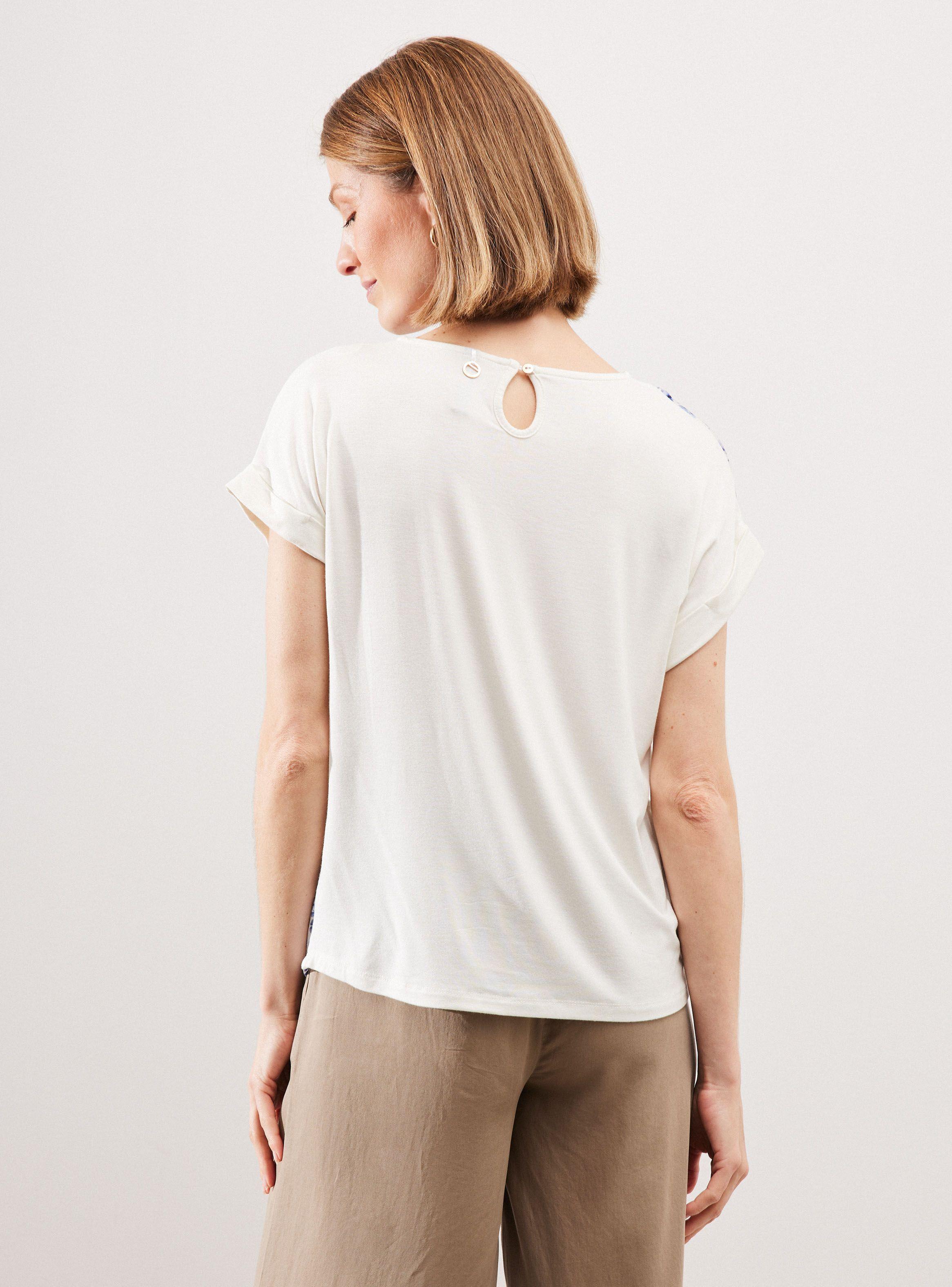 Polera Satín Estampada en Frente-1