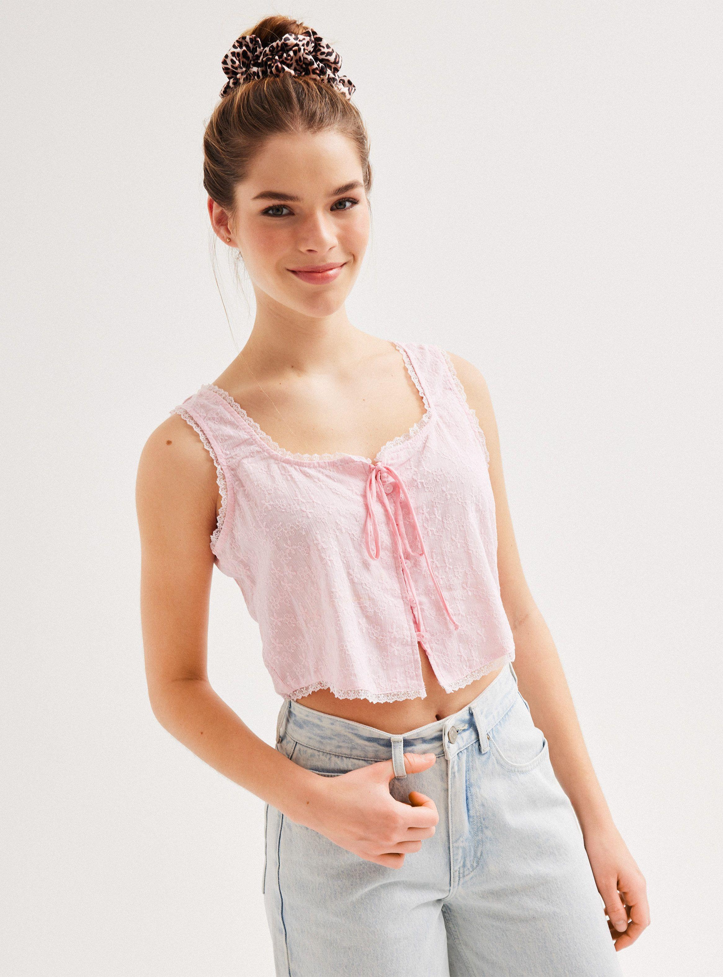 Blusa Straples Abotonada-0