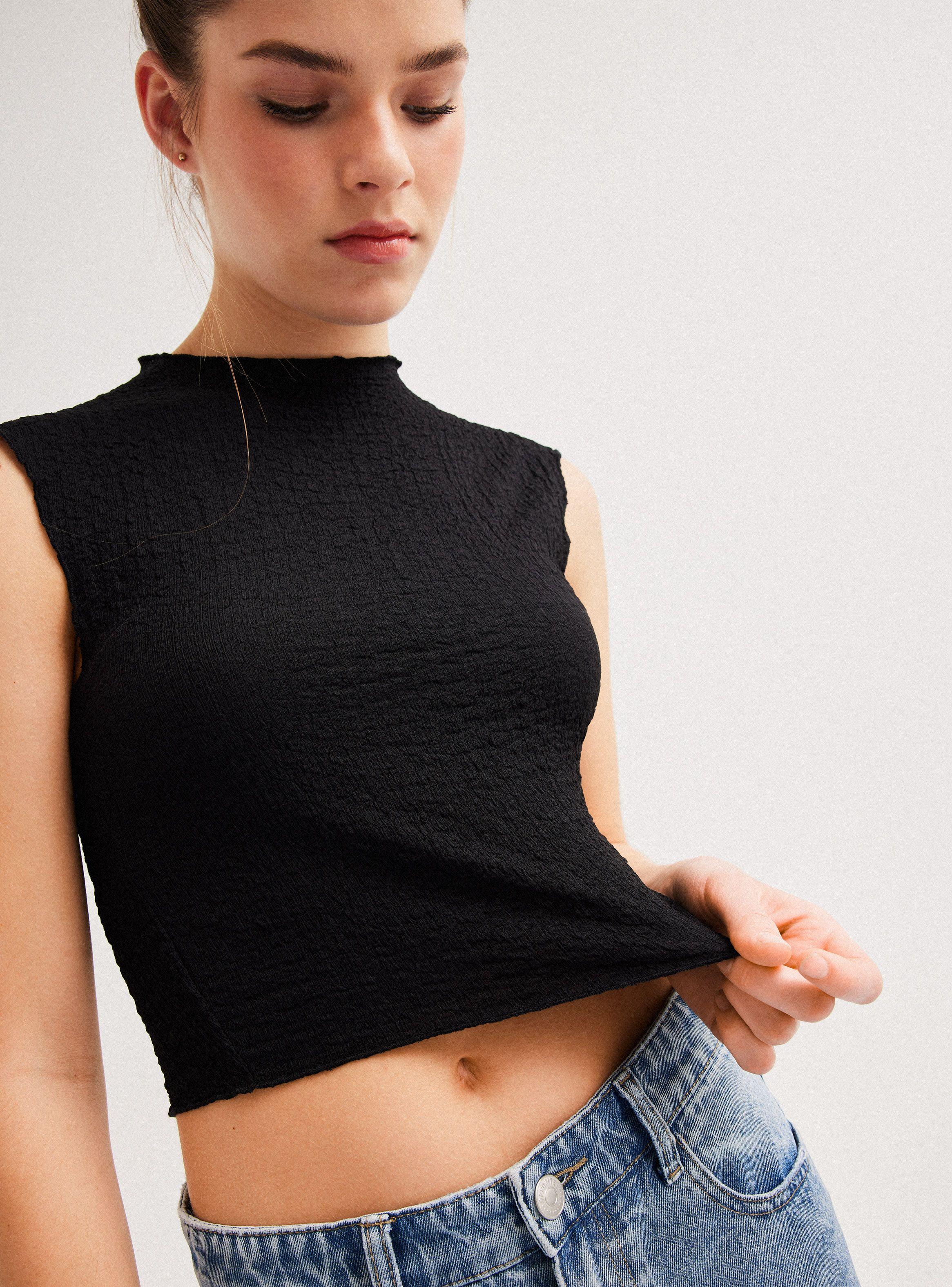Polera Cuello Mock-3