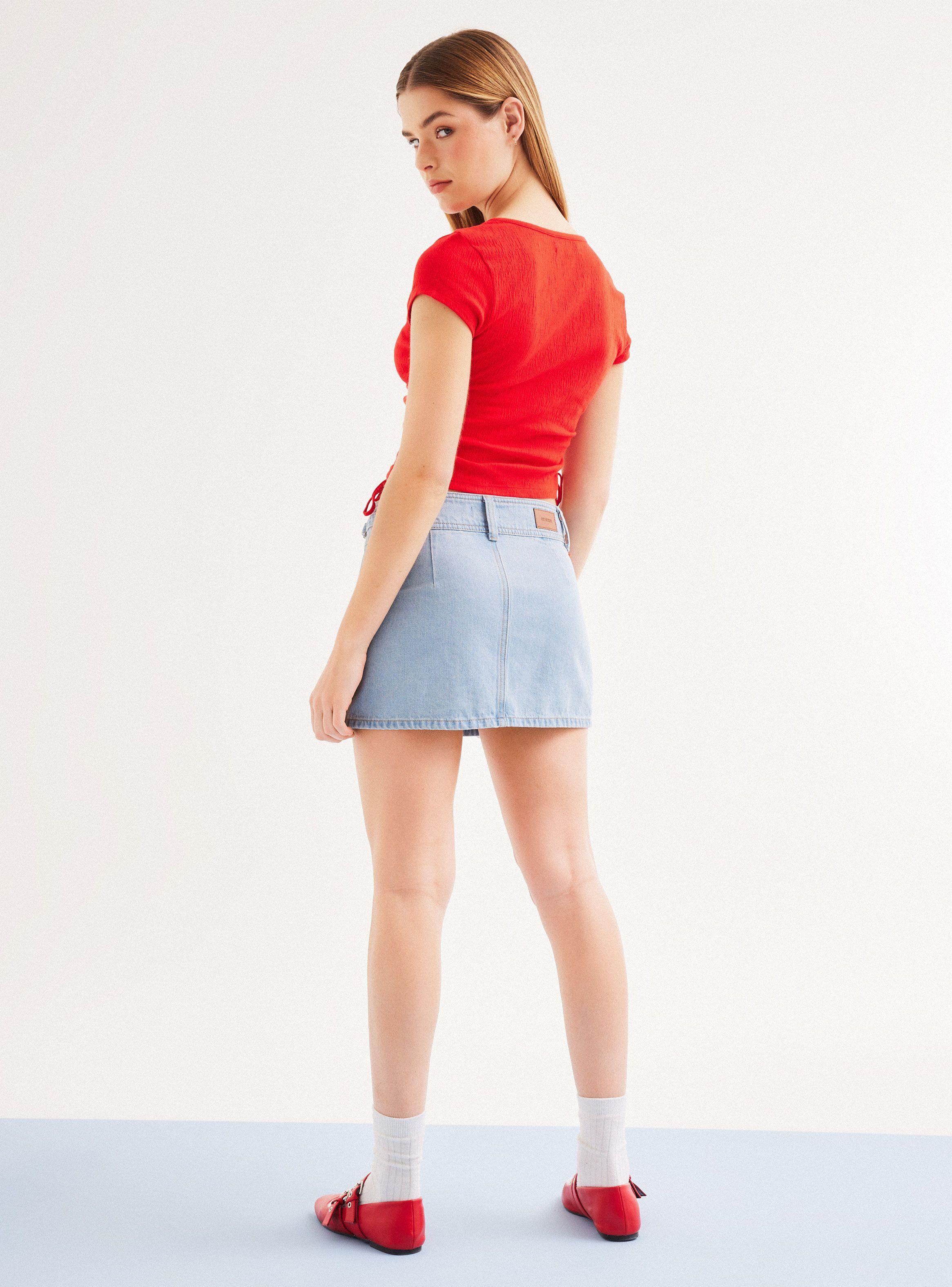 Polera Escote Cruzado con Cintas-5