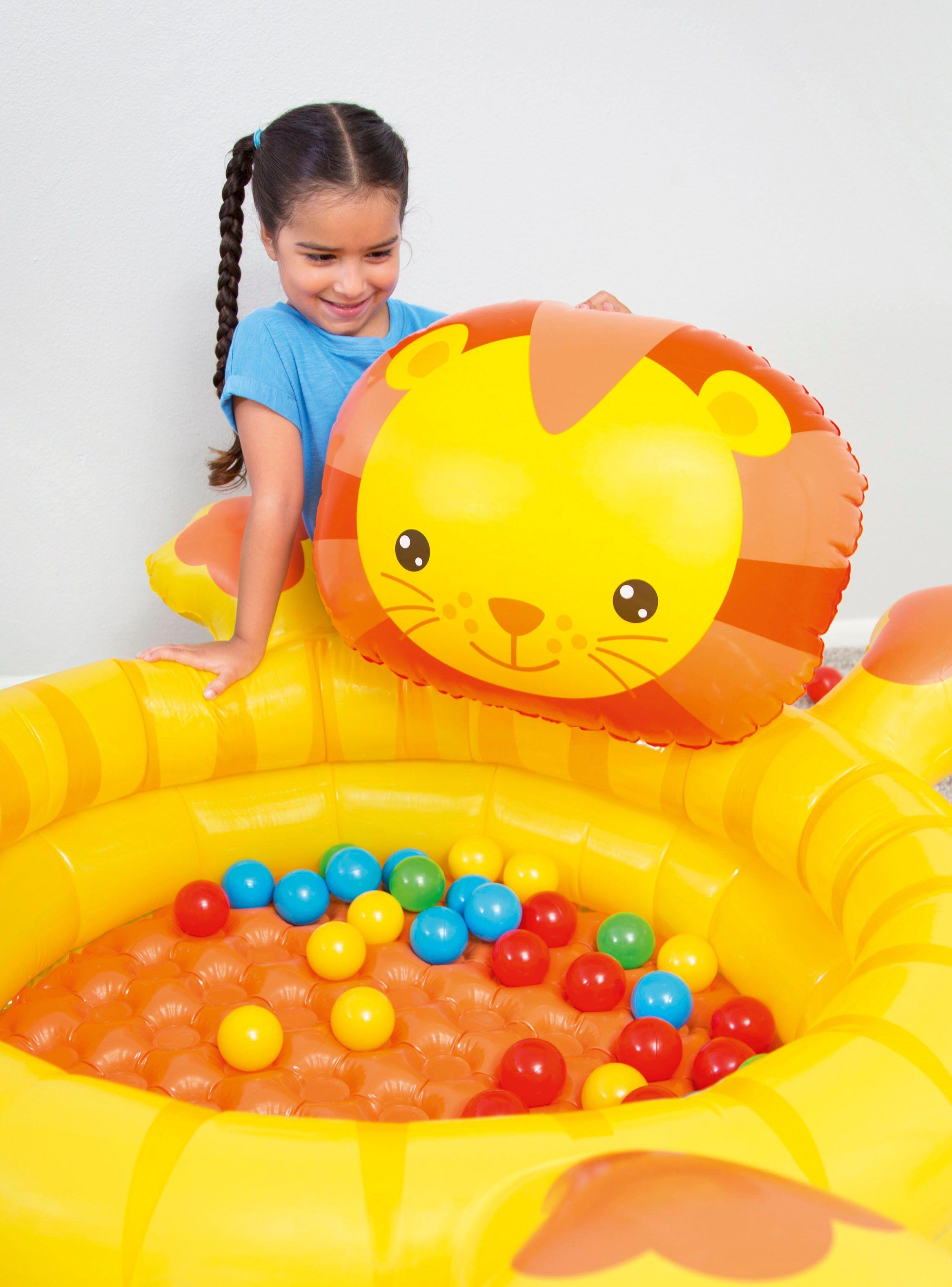 Piscina Inflable León con 50 Pelotas-3