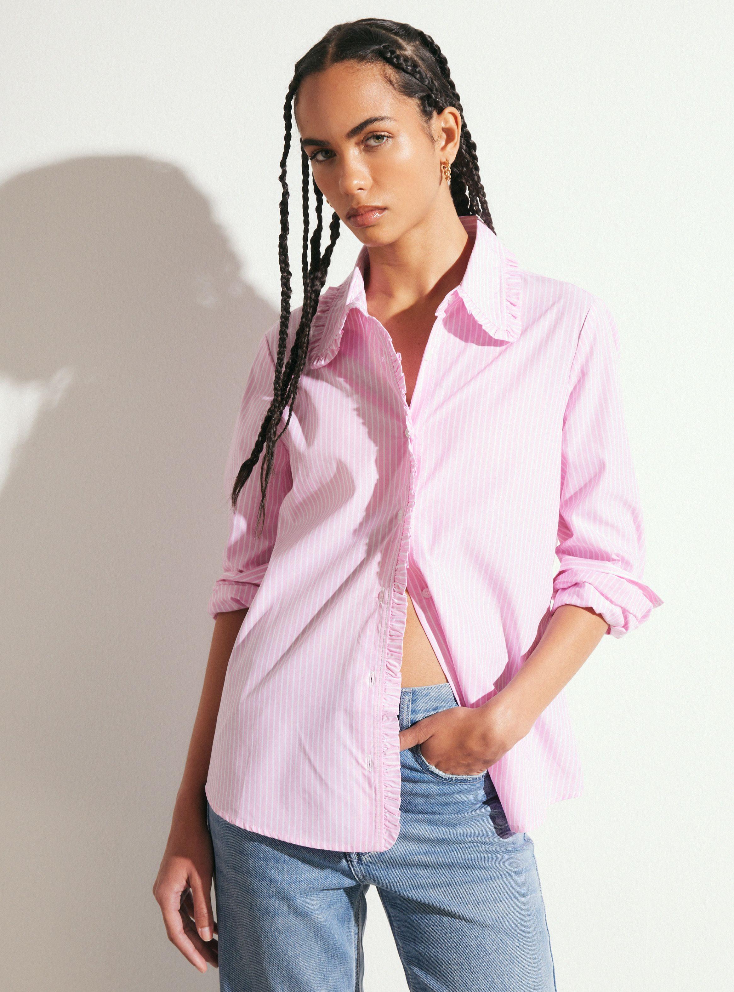 Blusa Camisera Listada-0