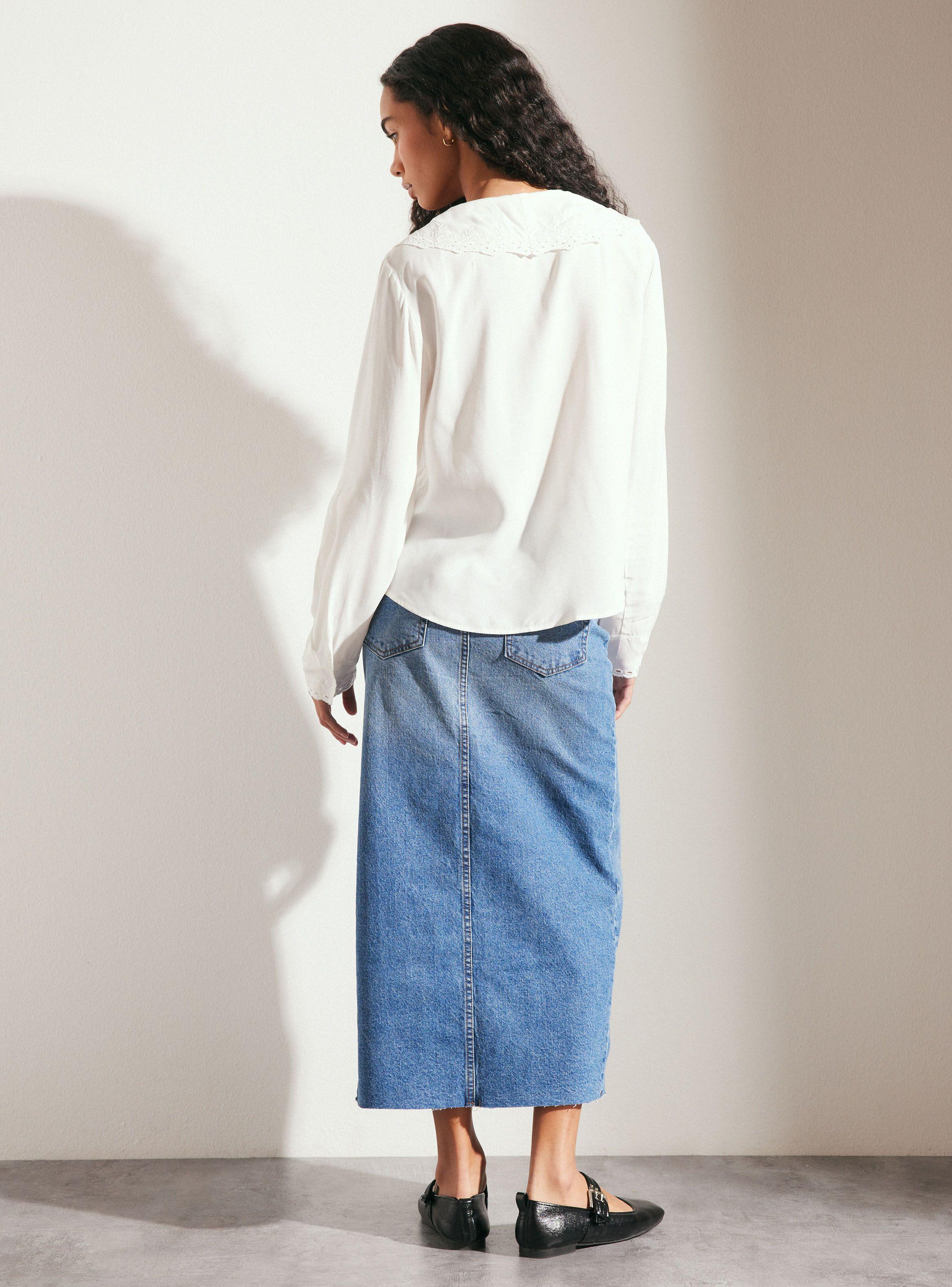 Blusa Cuello Bobo Bordado-5