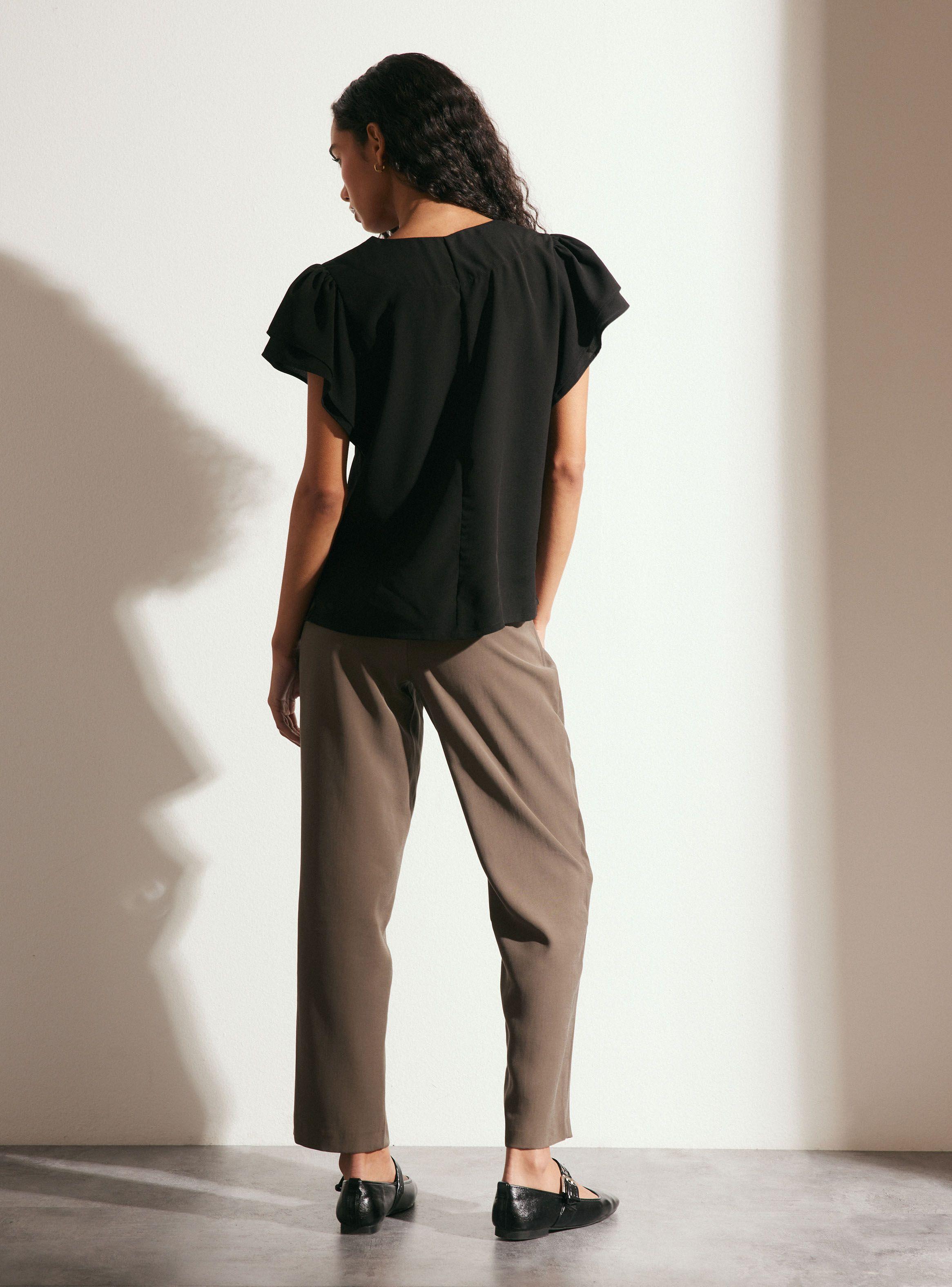Blusa con Doble Manga Fluida-5