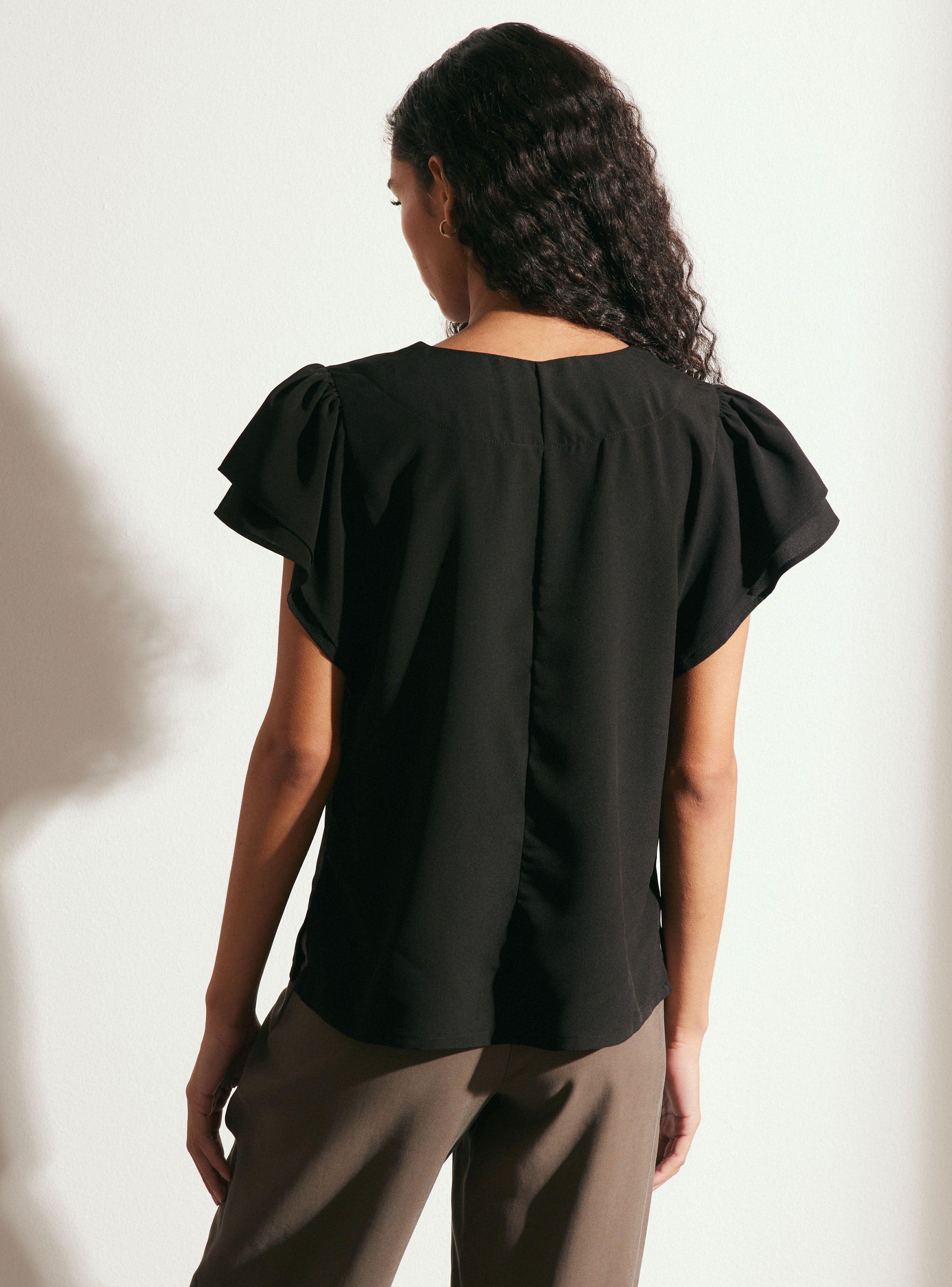 Blusa con Doble Manga Fluida-1