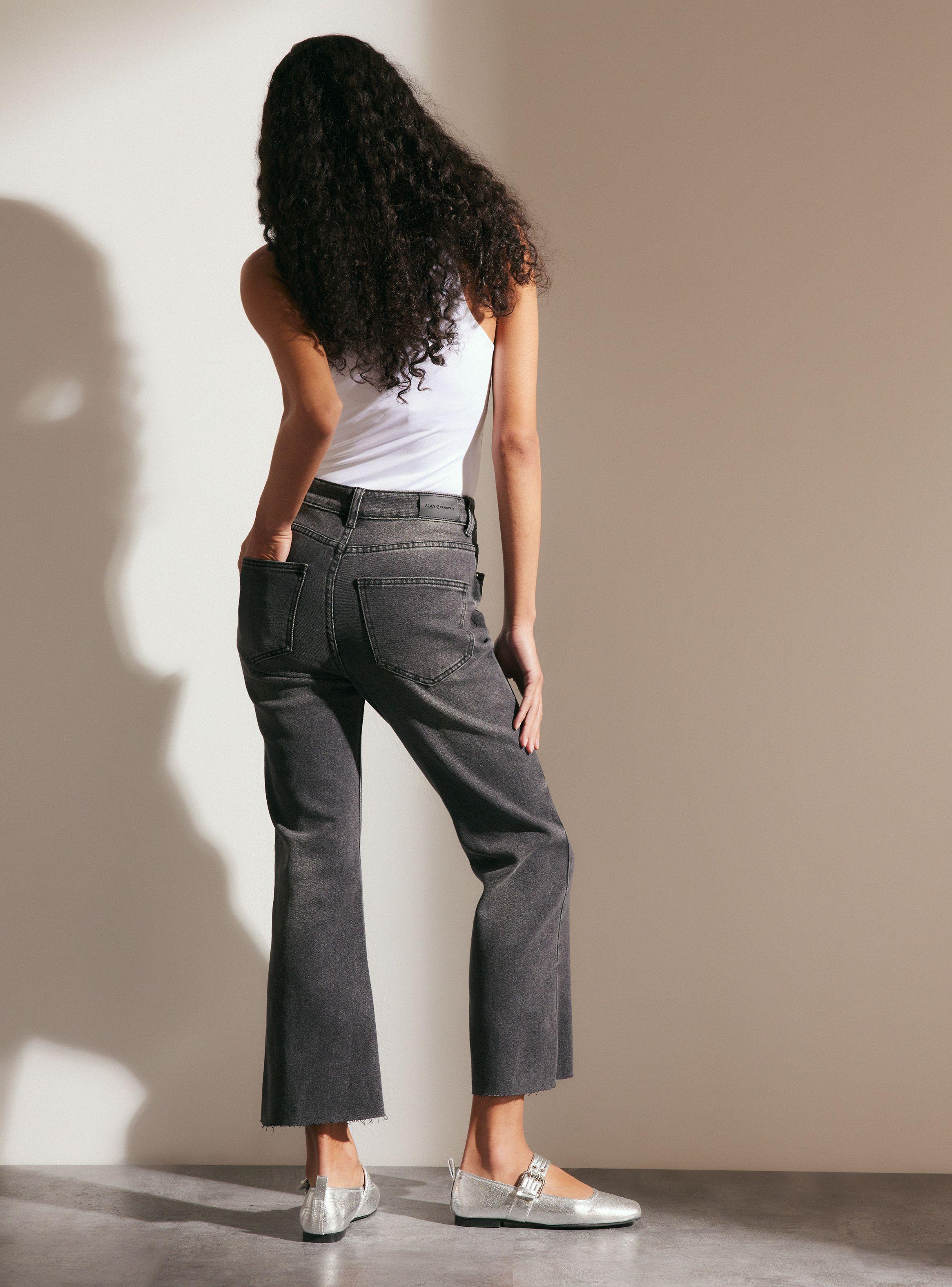 Jeans Crop Flare Tobillo a la Vista-5