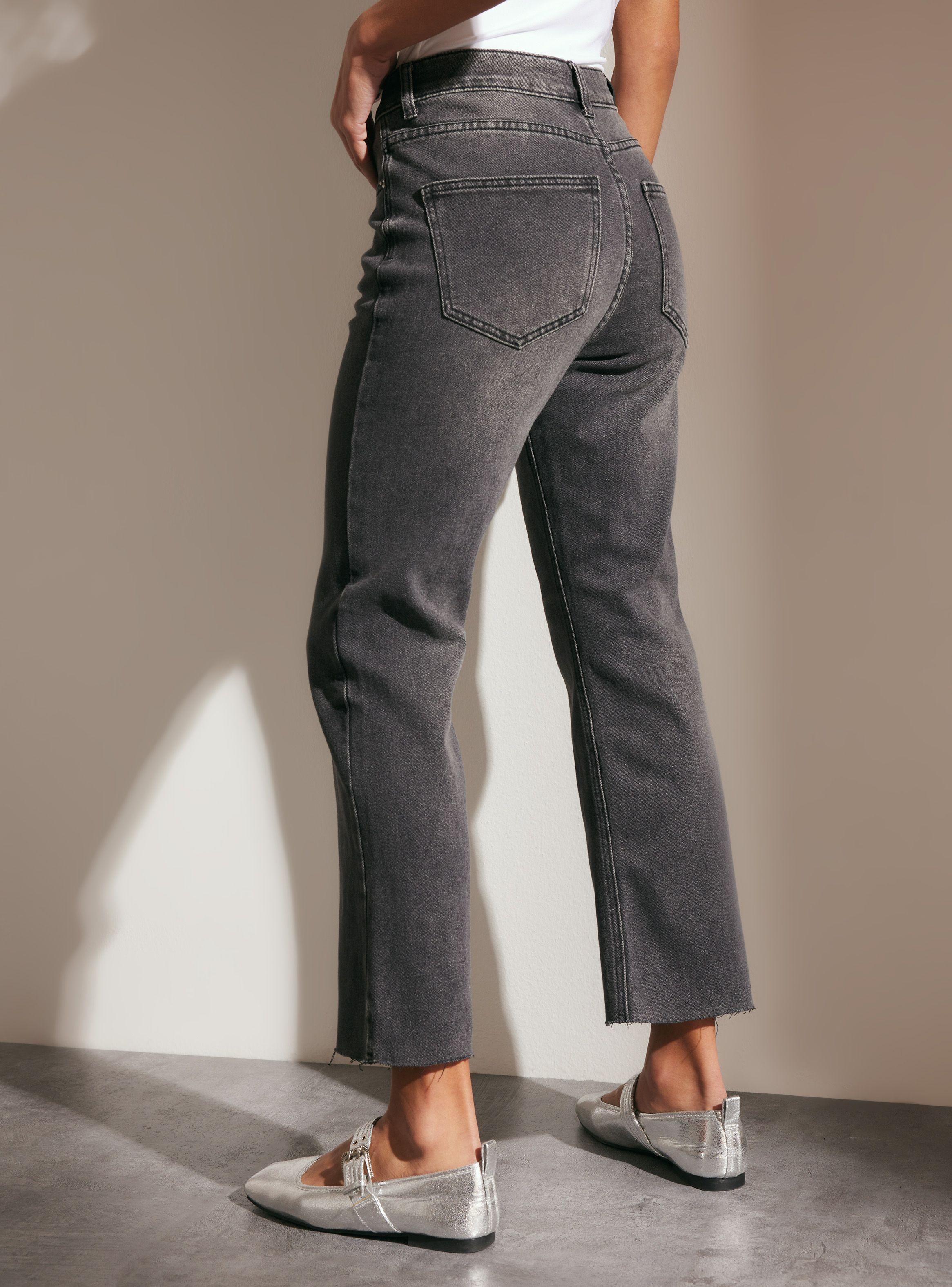 Jeans Crop Flare Tobillo a la Vista-1
