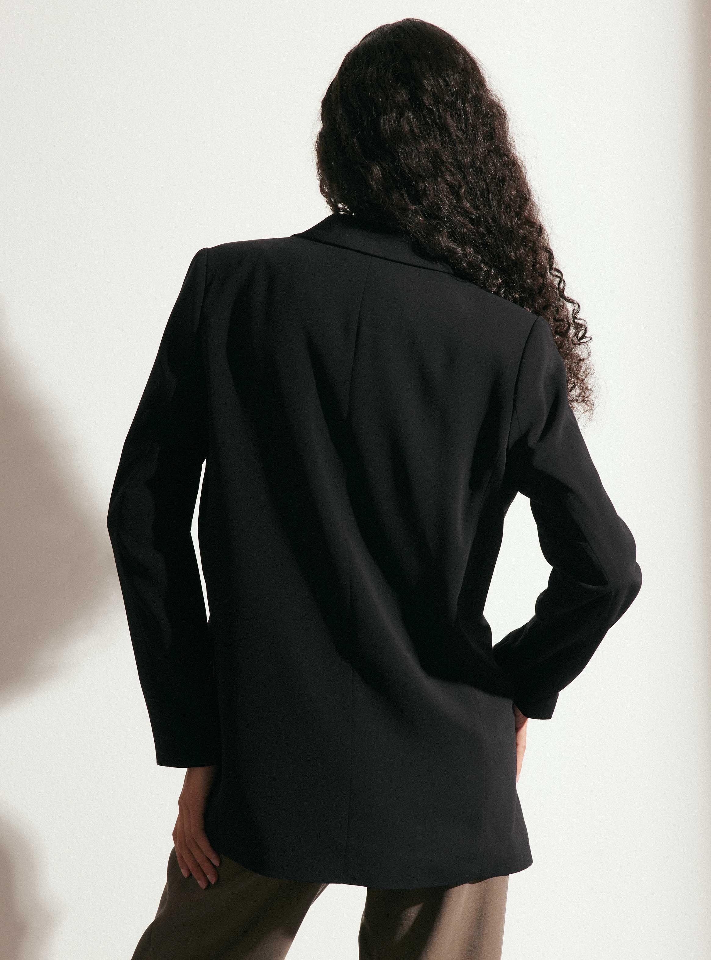 Blazer Manga Roll Up Tela Rígida-1