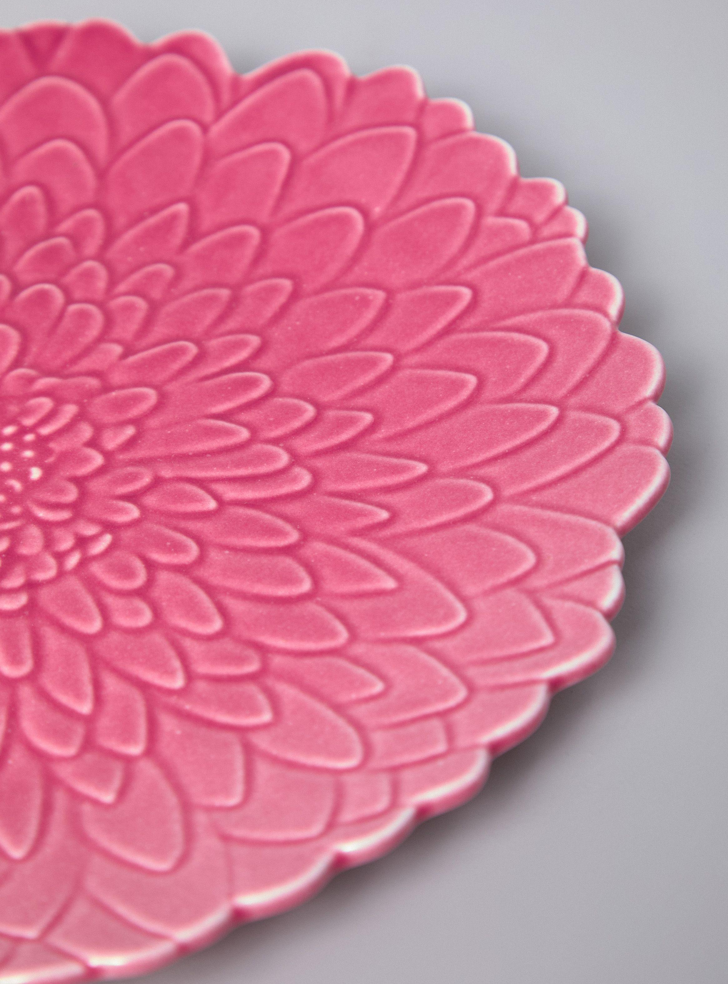 Plato Flor Relieve 25.8 cm-2
