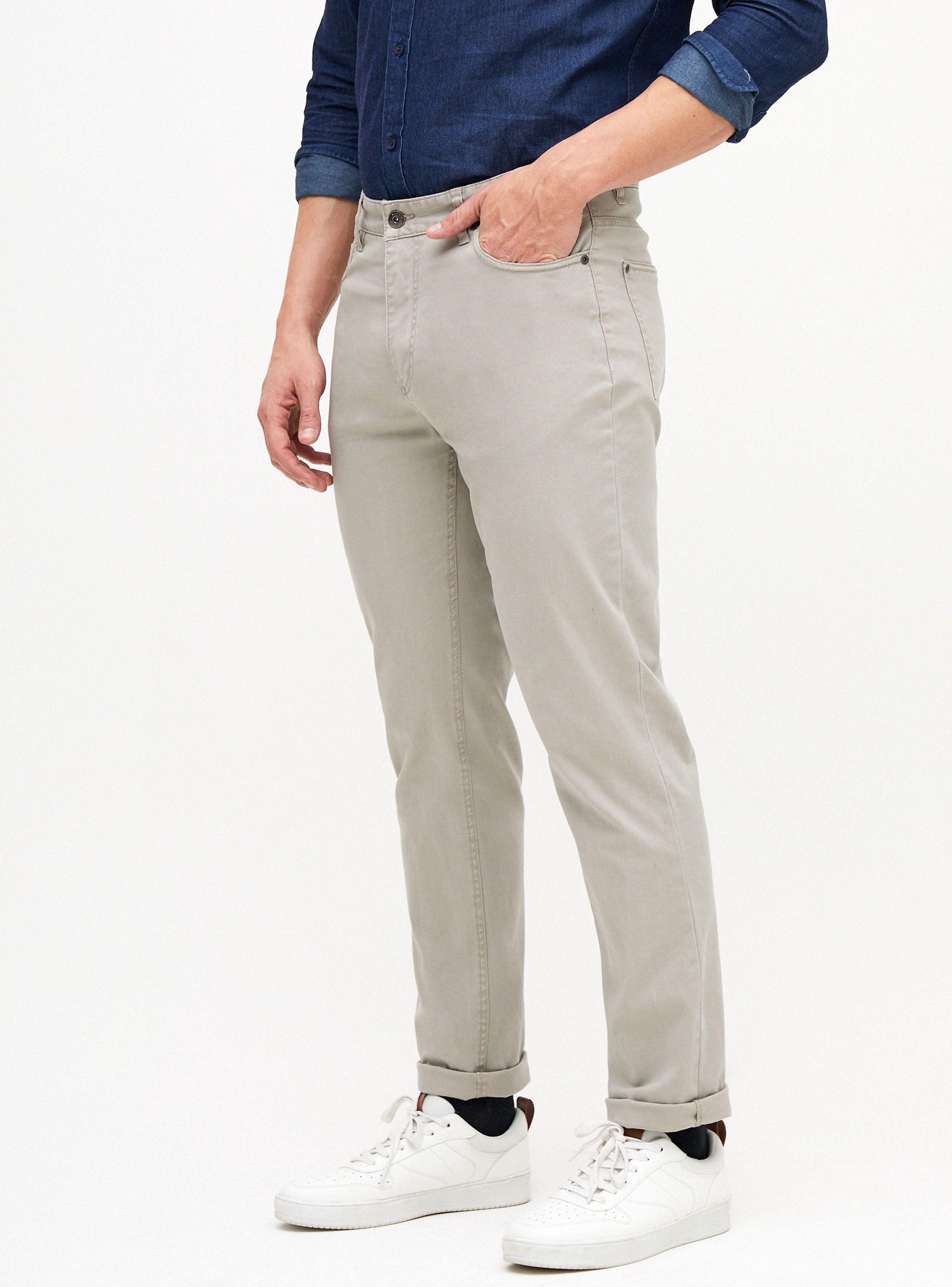 Pantalón Gabardina Elasticada 5 Bolsillos-0