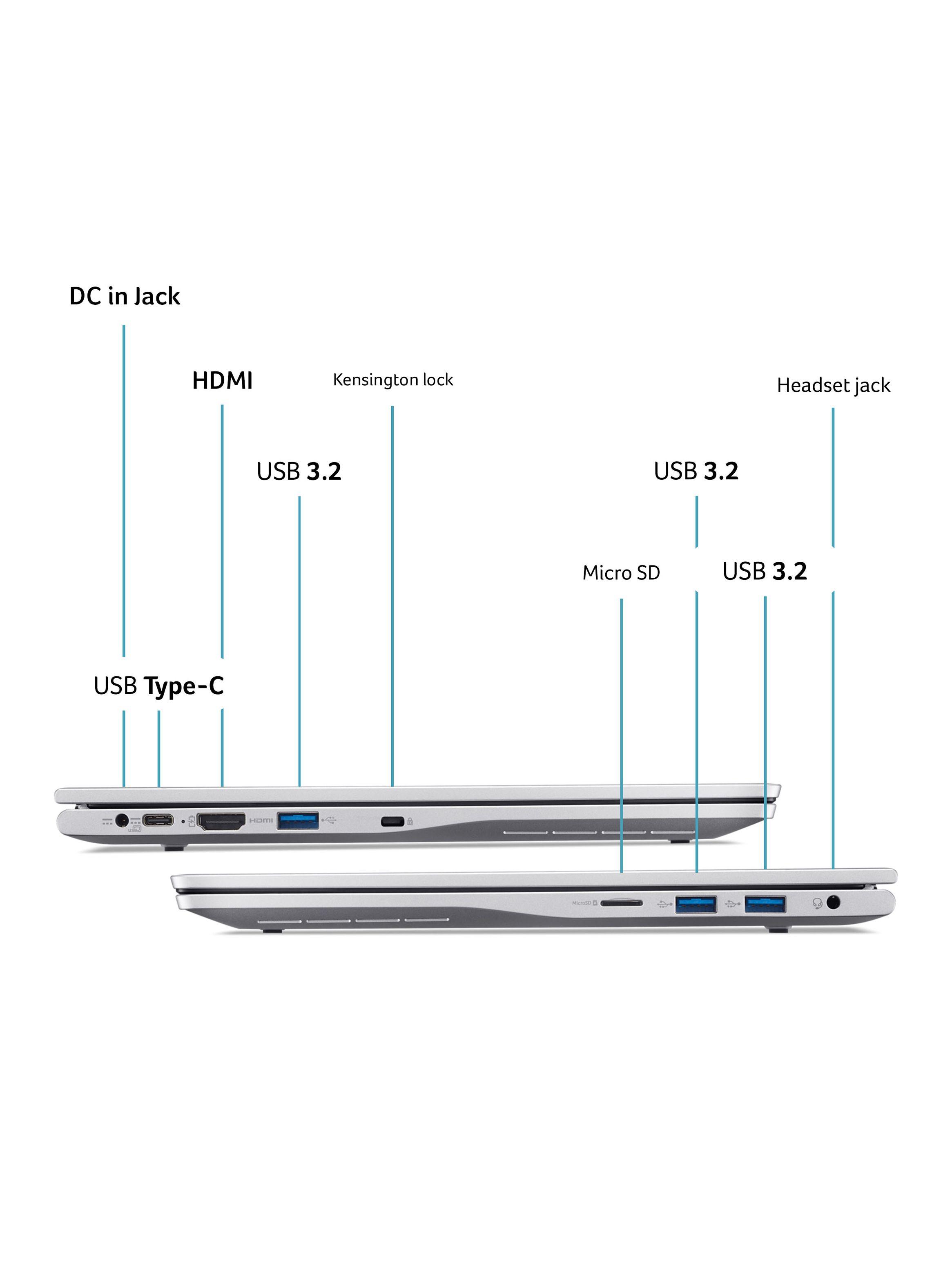 Notebook Aspire Lite AL14-51M-54JB-1 Intel Core i5 10 Núcleos 16GB RAM 512GB SSD 14" FHD-6