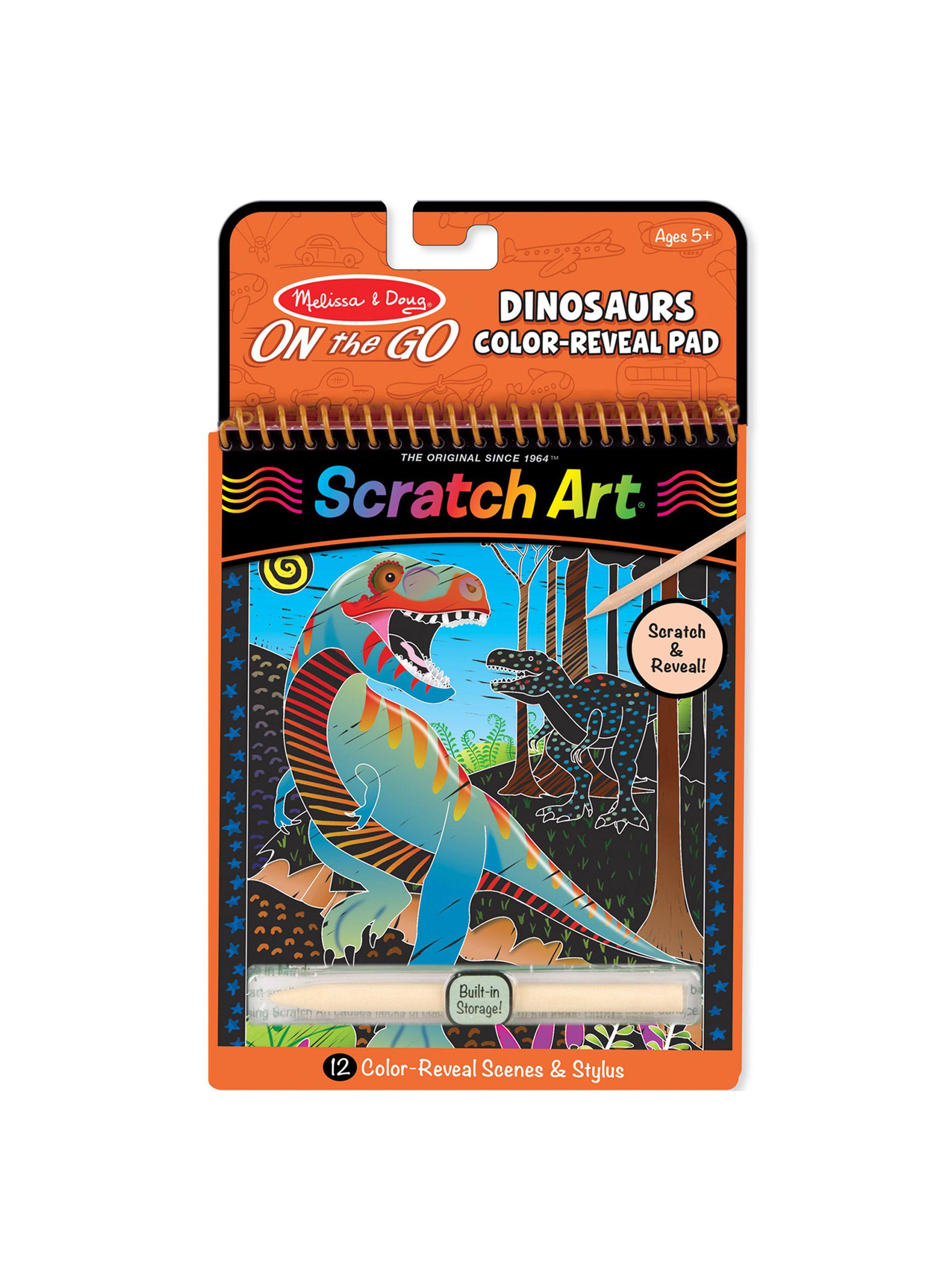 Melissa & Doug Scratch Art Dinosaurios-0