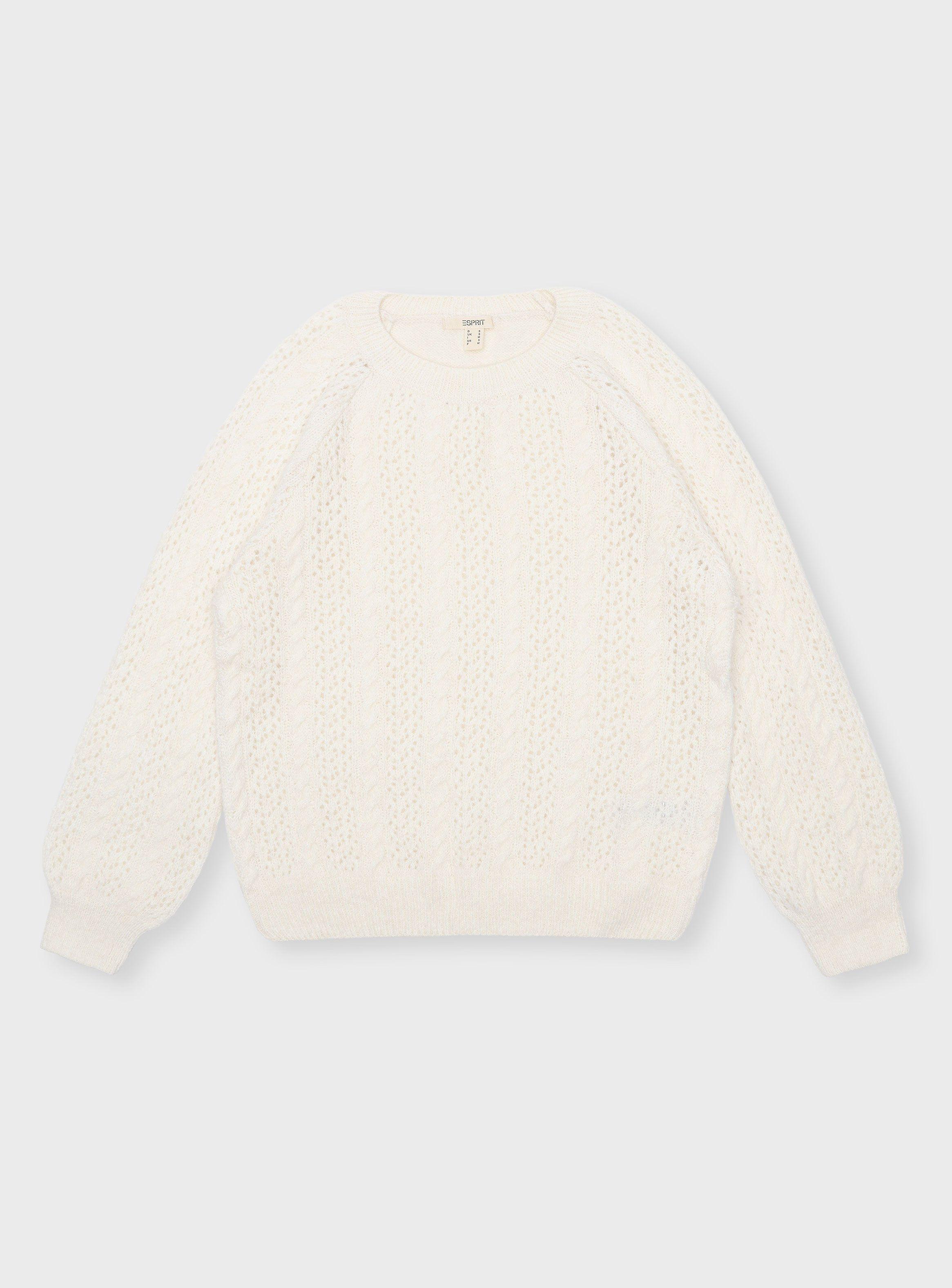 Sweater Liso Manga Larga Crudo Casual-0